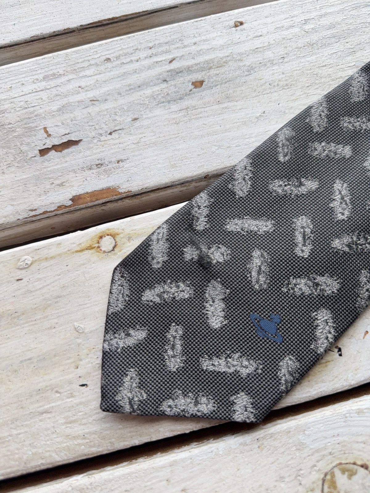 Vivienne Westwood Archive 90s Vivienne Westwood Luxury Designer Multi logo Tie Size ONE SIZE - 2 Thumbnail