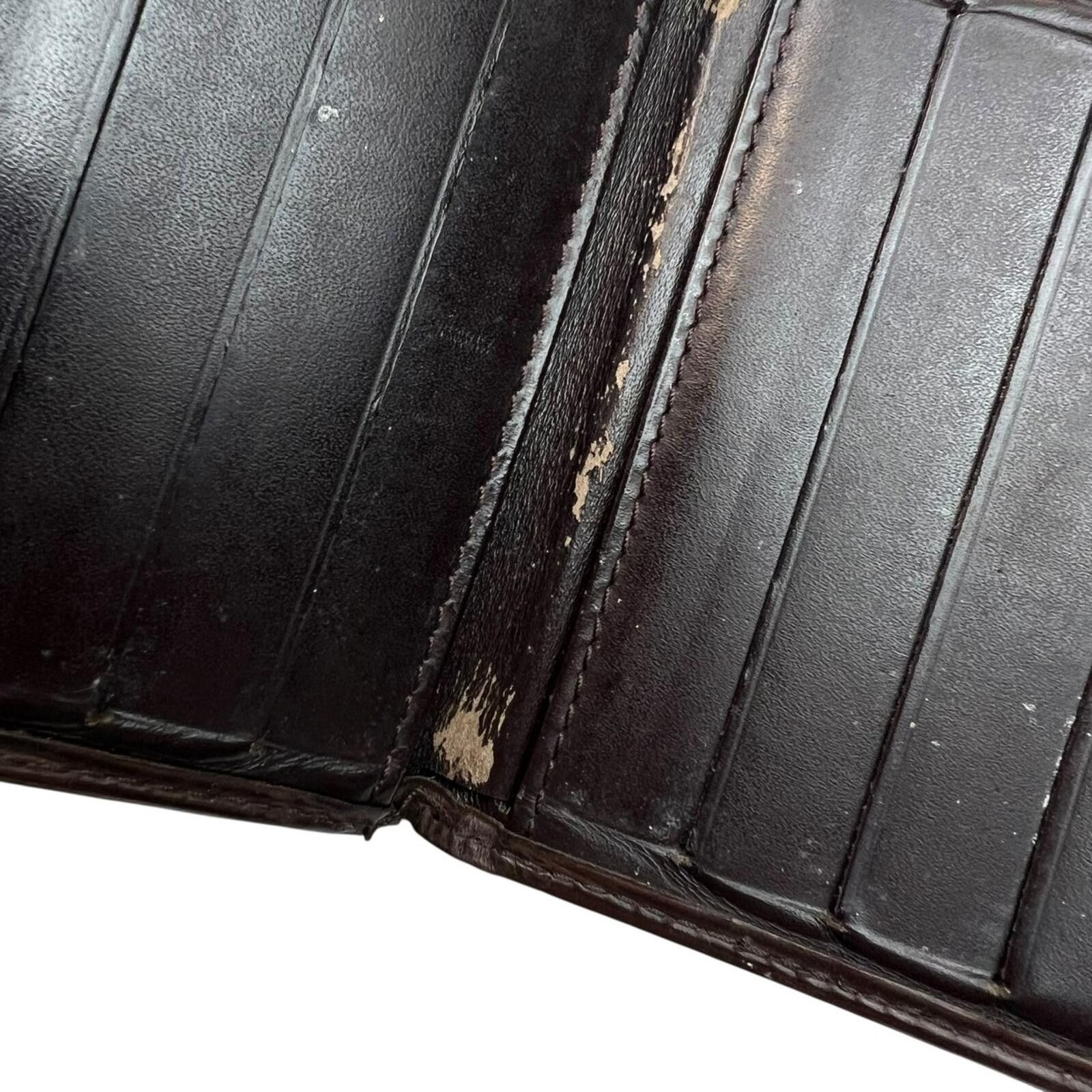Louis Vuitton Louis Vuitton Brown Epi Leather Bifold Wallet Size ONE SIZE - 7 Thumbnail