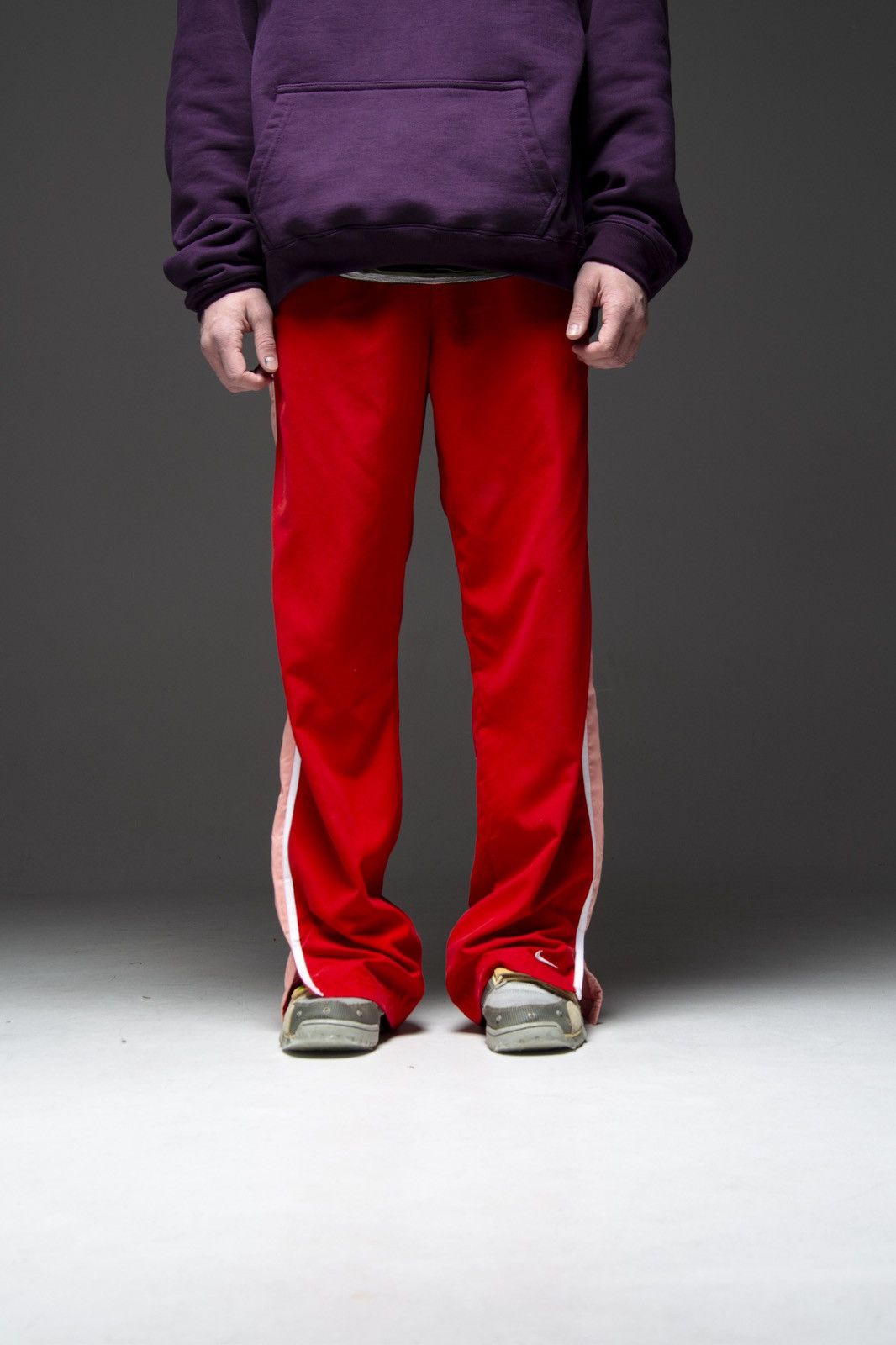 Nike × Vintage Vintage nylon truck pants Nike drill red Size US 34 / EU 50 - 5 Thumbnail