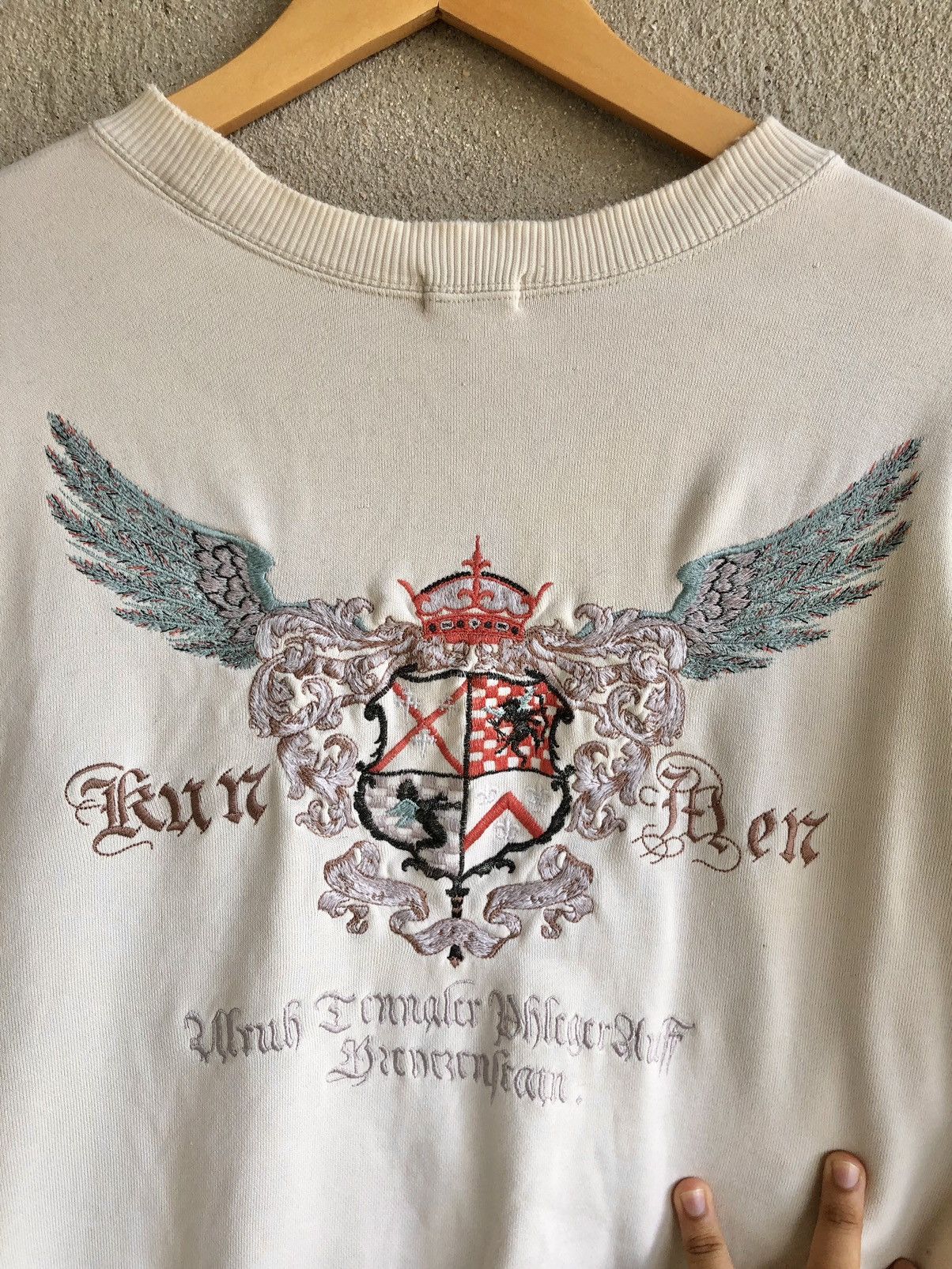 JUN MEN Vintage Jun men embroidered logo sweatshirt Size US M / EU 48-50 / 2 - 3 Thumbnail