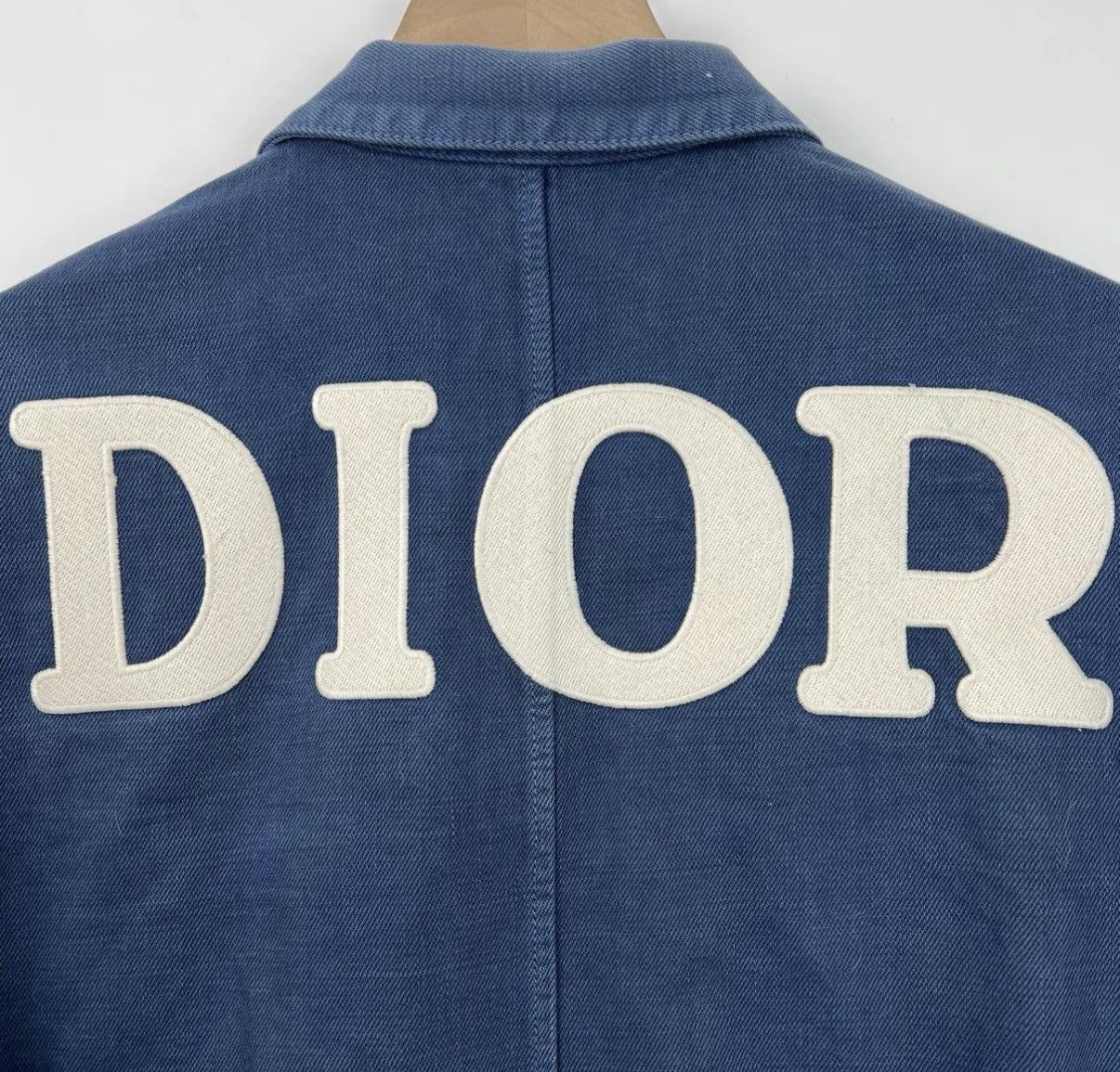 Dior Dior 1947 Embroidered Logo Denim Jacket K12 Size US S / EU 44-46 / 1 - 6 Thumbnail