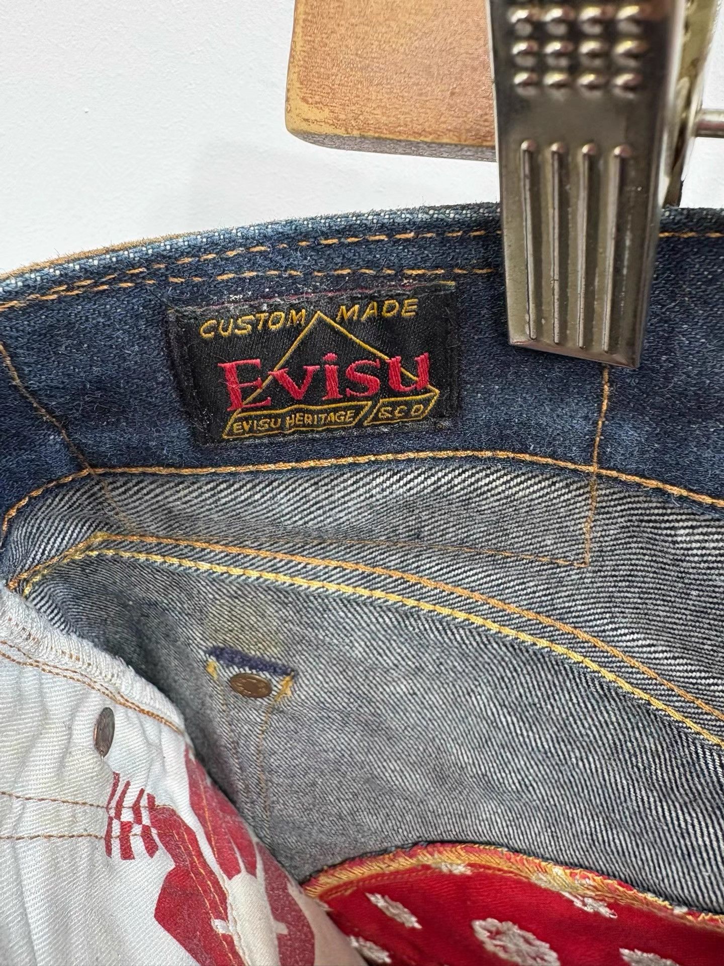 Evisu EVISU Big M NO.3 Embroidered Jeans K29 Size US 32 / EU 48 - 6 Thumbnail