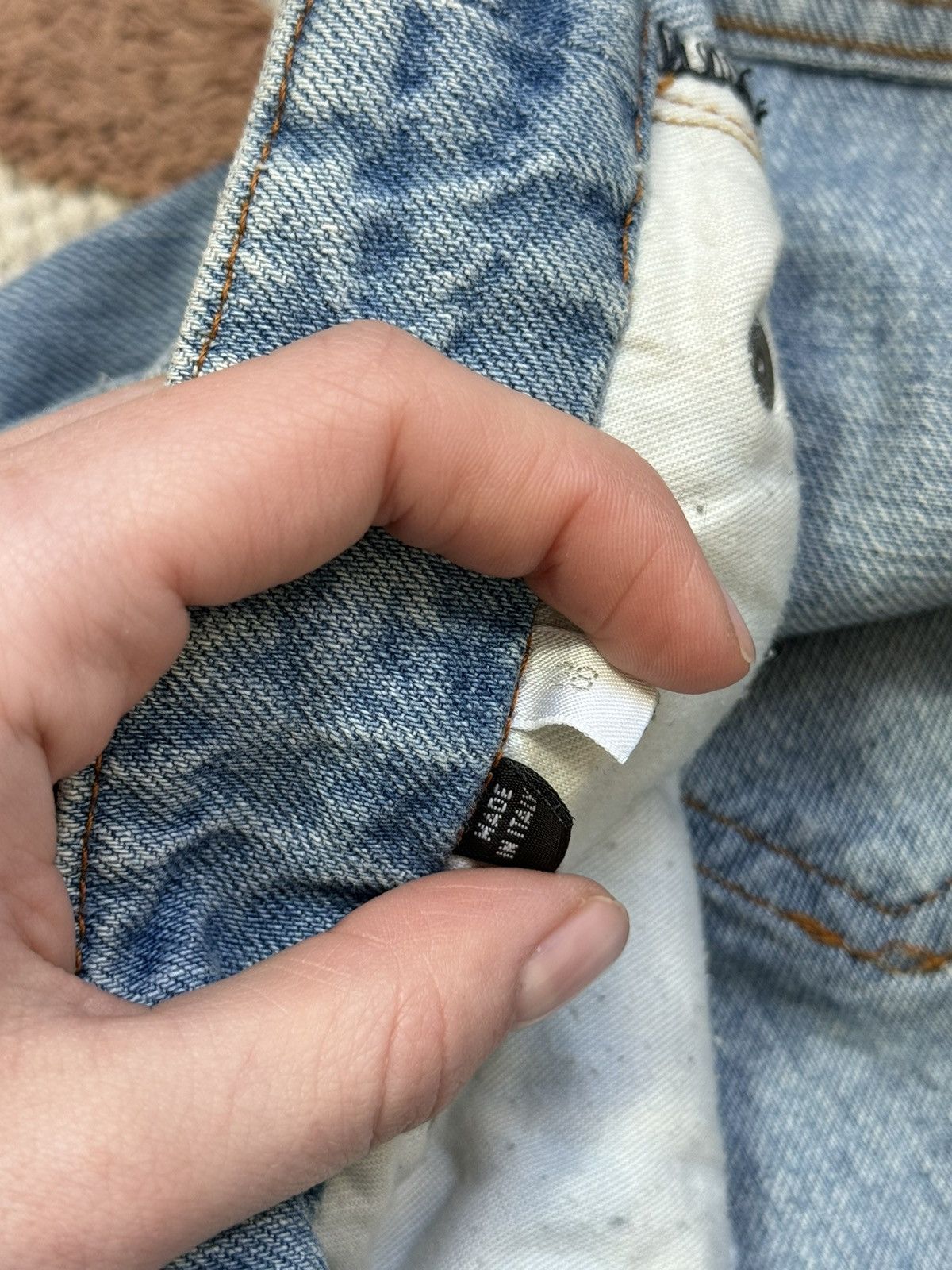 Iceberg VINTAGE ICEBERG OPIUM STYLE ZIPPER DENIM PANTS Size US 28 / EU 44 - 7 Thumbnail