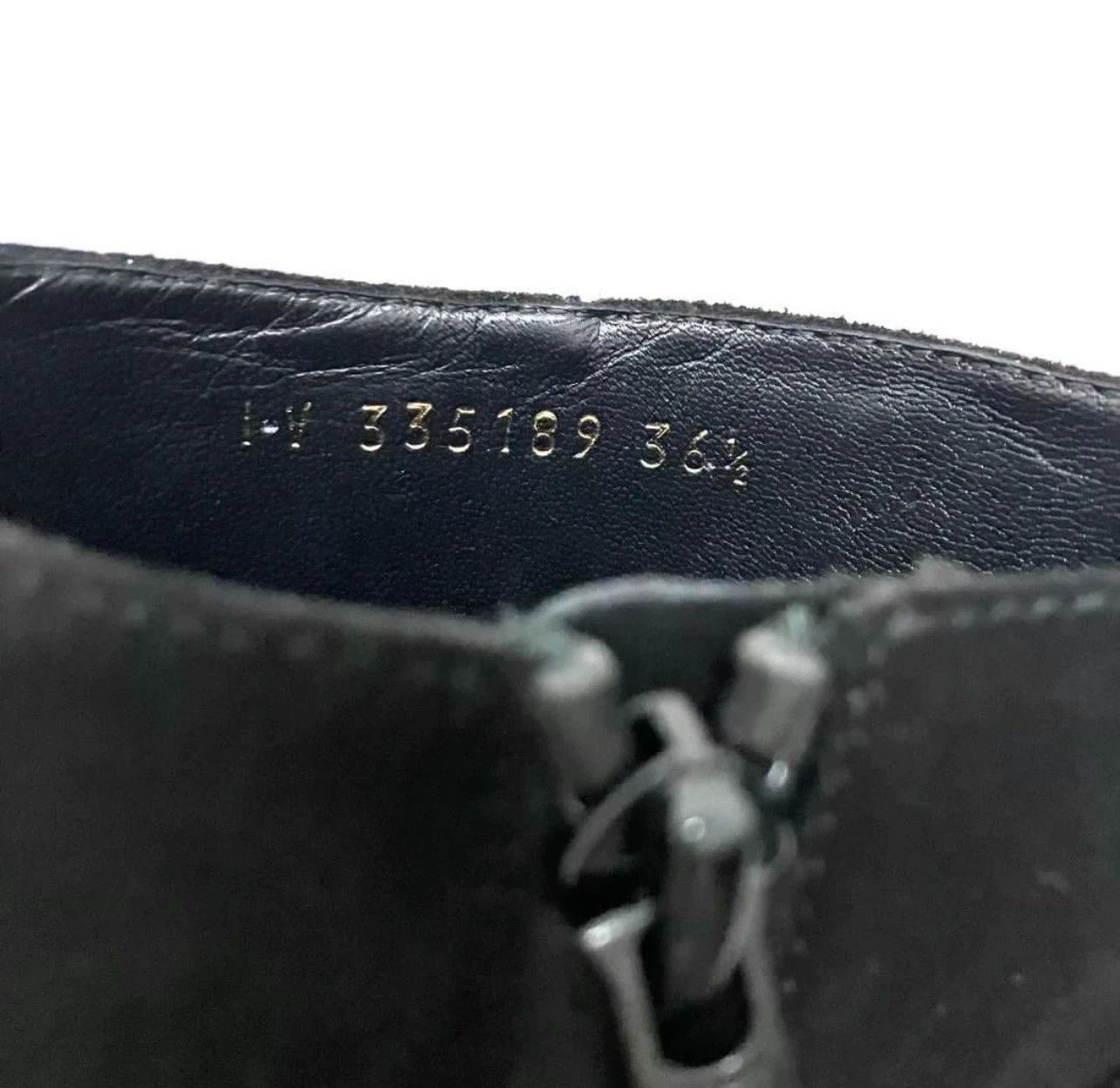 Saint Laurent Paris Authentic Saint Laurent (YSL) pointed-toe high-heeled boots Size US 6 / IT 36 - 7 Thumbnail