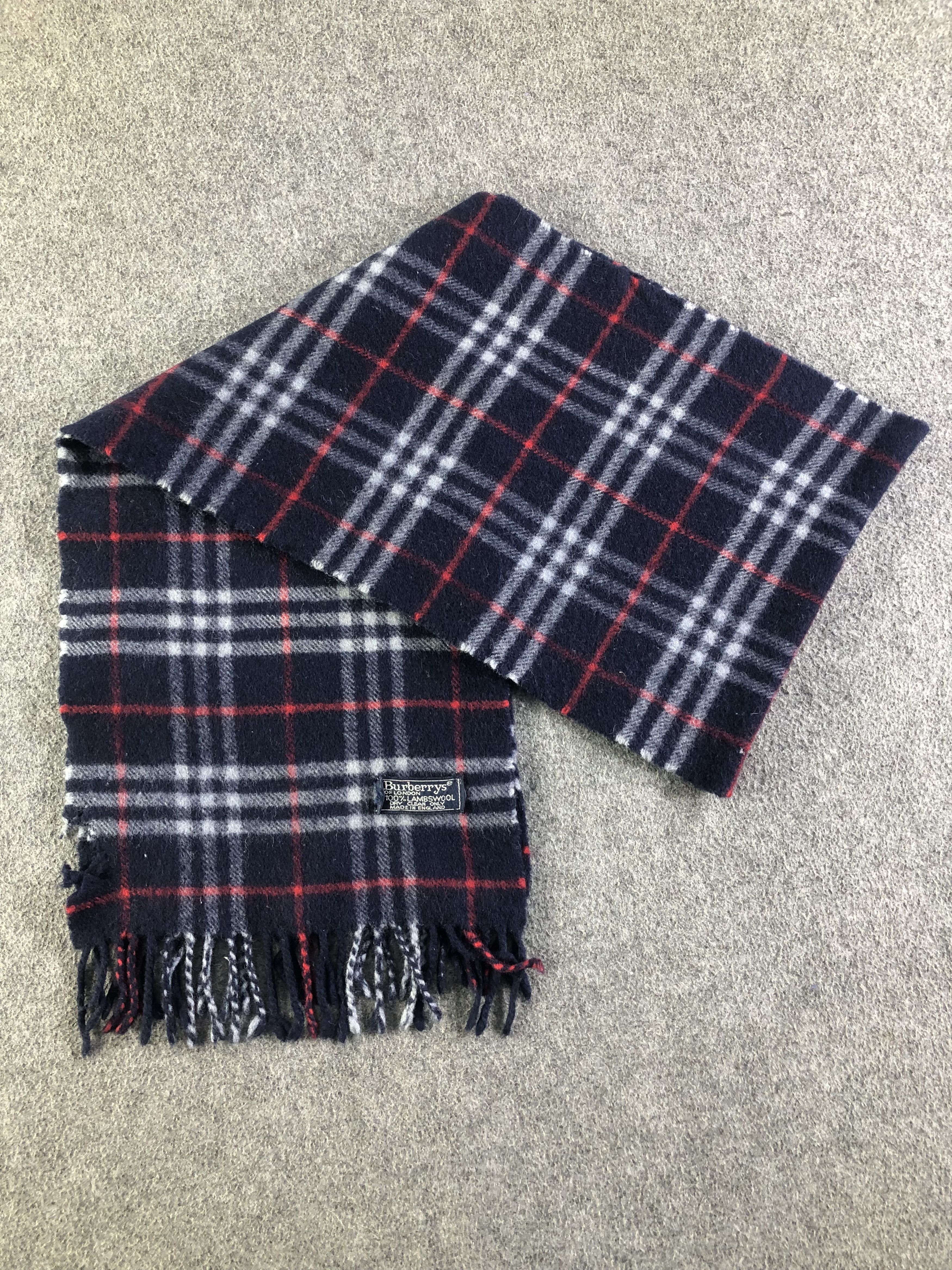 Burberry Burberrys Lambswool Scarf / Muffler / Neckwear SS1251 Size ONE SIZE - 6 Thumbnail