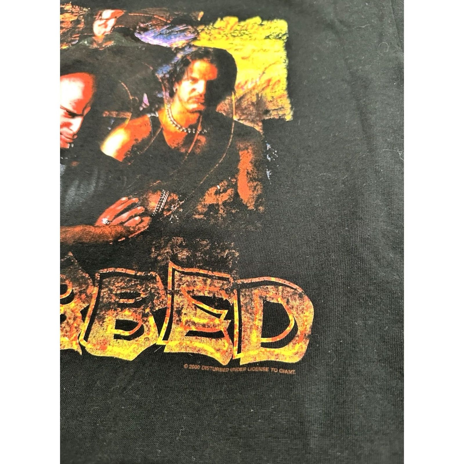 Vintage VINTAGE Giant Shirt Mens L Black 90s Grunge Flames Band Concert Skate Pro Sports Graphic T-Shirt Short Sleeve Crew Neck Size US L / EU 52-54 / 3 - 5 Thumbnail