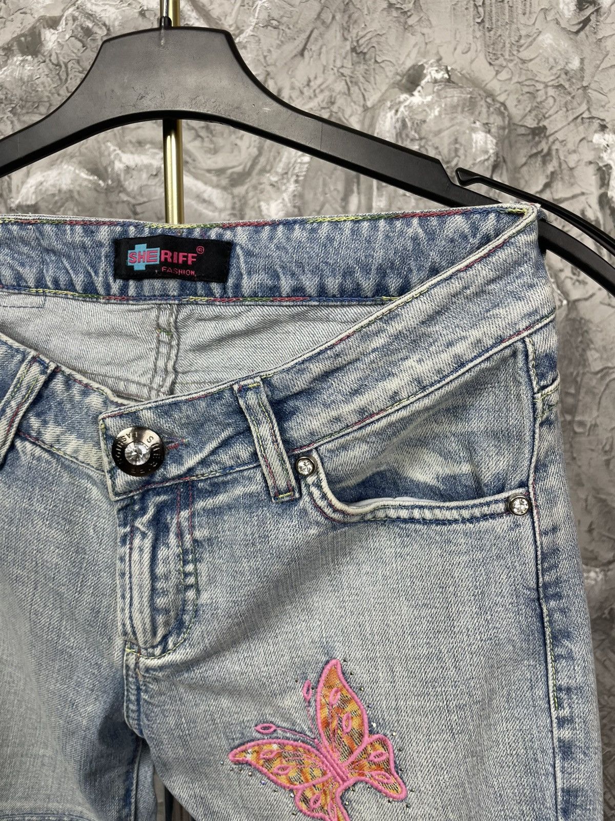 Hysteric Glamour 2000s Y2K Bootcut Fade Jeans Dolce Gabbana Japanese Style Size US 29 - 10 Thumbnail