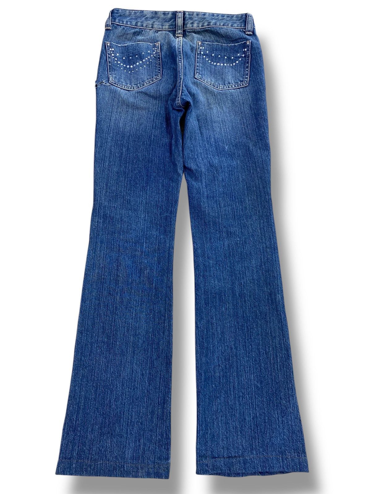 Uniqlo Uniqlo Faded Blue Wash Style Bootcut Jeans Size US 32 / EU 48 - 3 Thumbnail