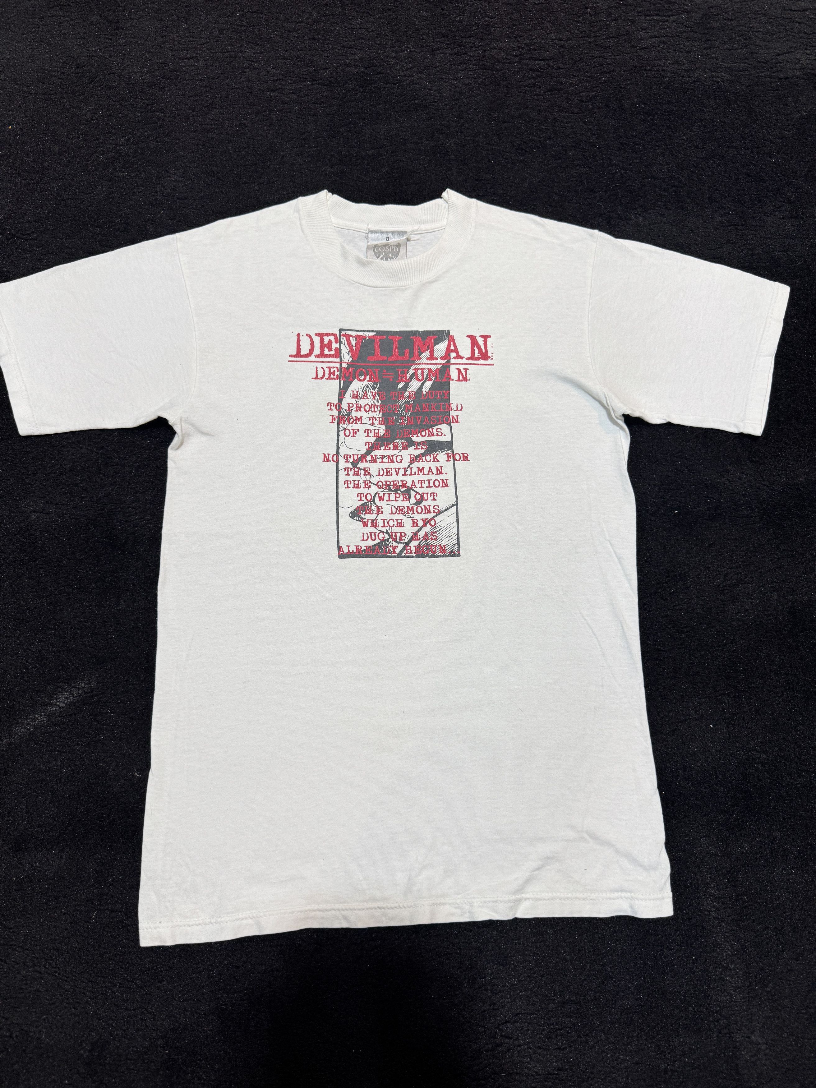 Anime Vintage OG 98 Cospa Devilman Anime Akira Evangelion T shirt Size US S / EU 44-46 / 1 - 1 Thumbnail
