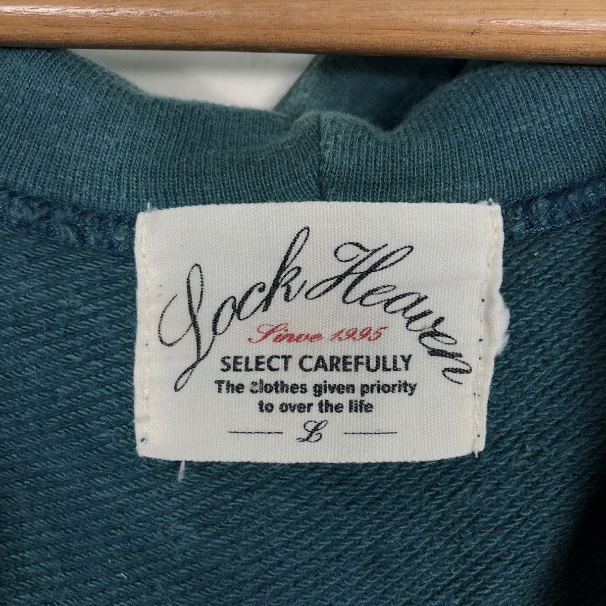 Japanese Brand Vintage LockHeaven Teal Zip Hoodie Embroidered Dreamcatcher Size US L / EU 52-54 / 3 - 20 Thumbnail