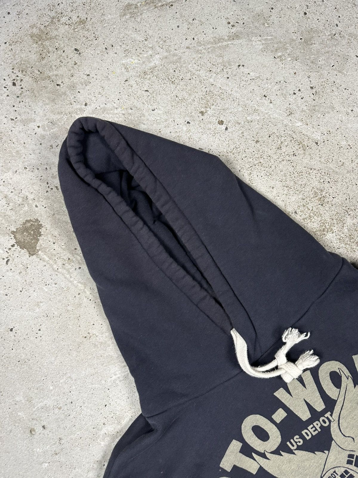 Johnson Motors × Vintage Vintage Johnson Motors Moto Works Navy Hoodie Logo Size US M / EU 48-50 / 2 - 9 Thumbnail