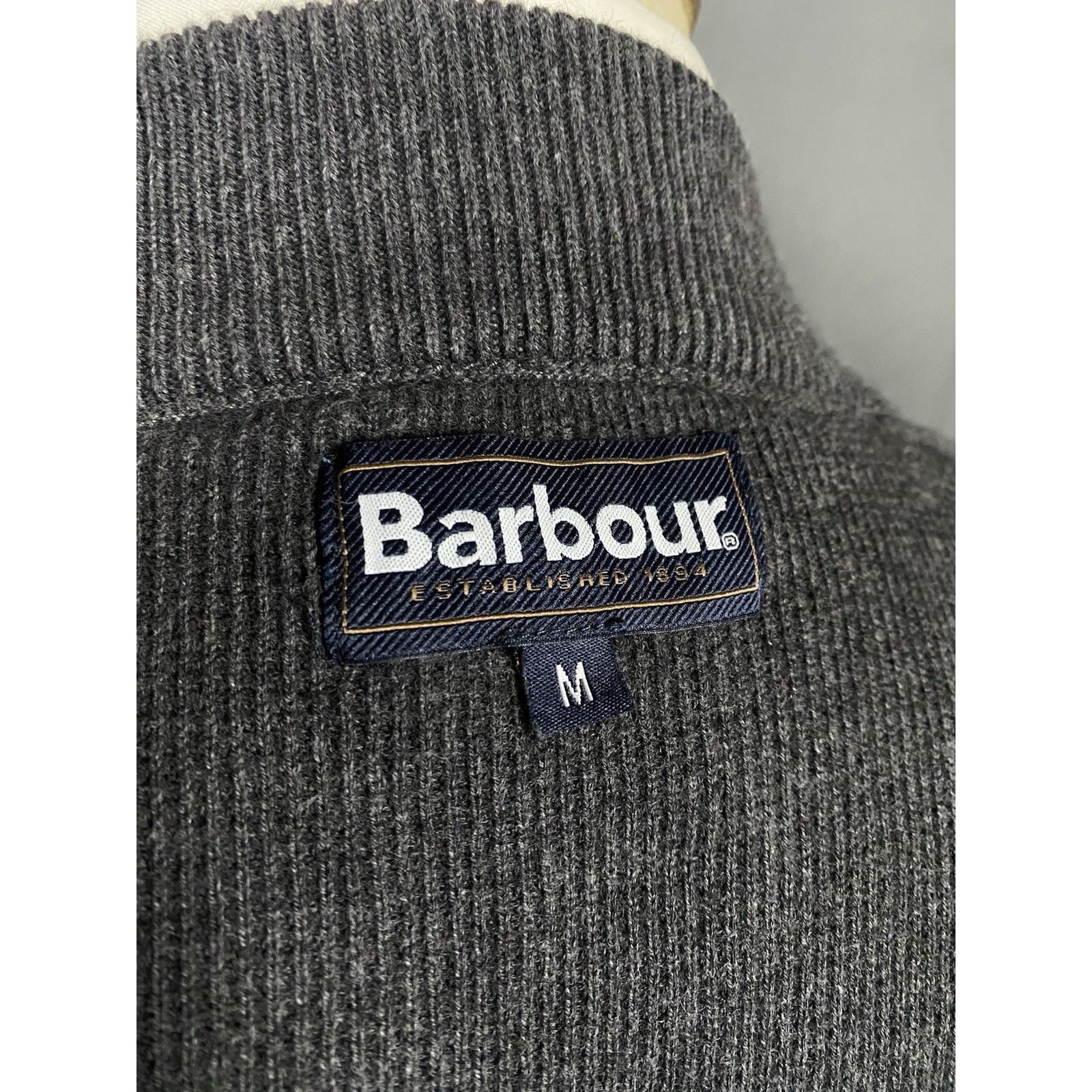 Barbour Barbour Men's Green Gray Quilted Padded Vest Gilet Size M Size US M / EU 48-50 / 2 - 10 Thumbnail