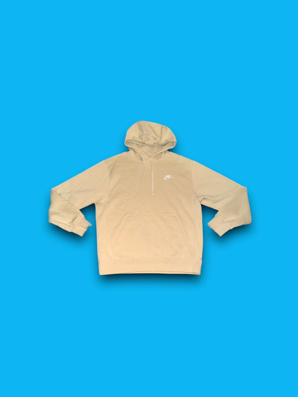 Nike Nike sportswear club fleece pullover hoodie beige medium Size US M / EU 48-50 / 2 - 1 Thumbnail