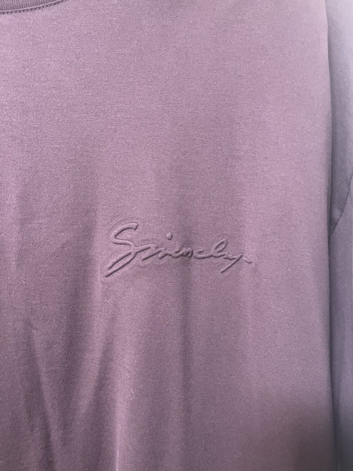 Givenchy Givenchy Burgundy T- Shirt Sz L Size US L / EU 52-54 / 3 - 2 Thumbnail