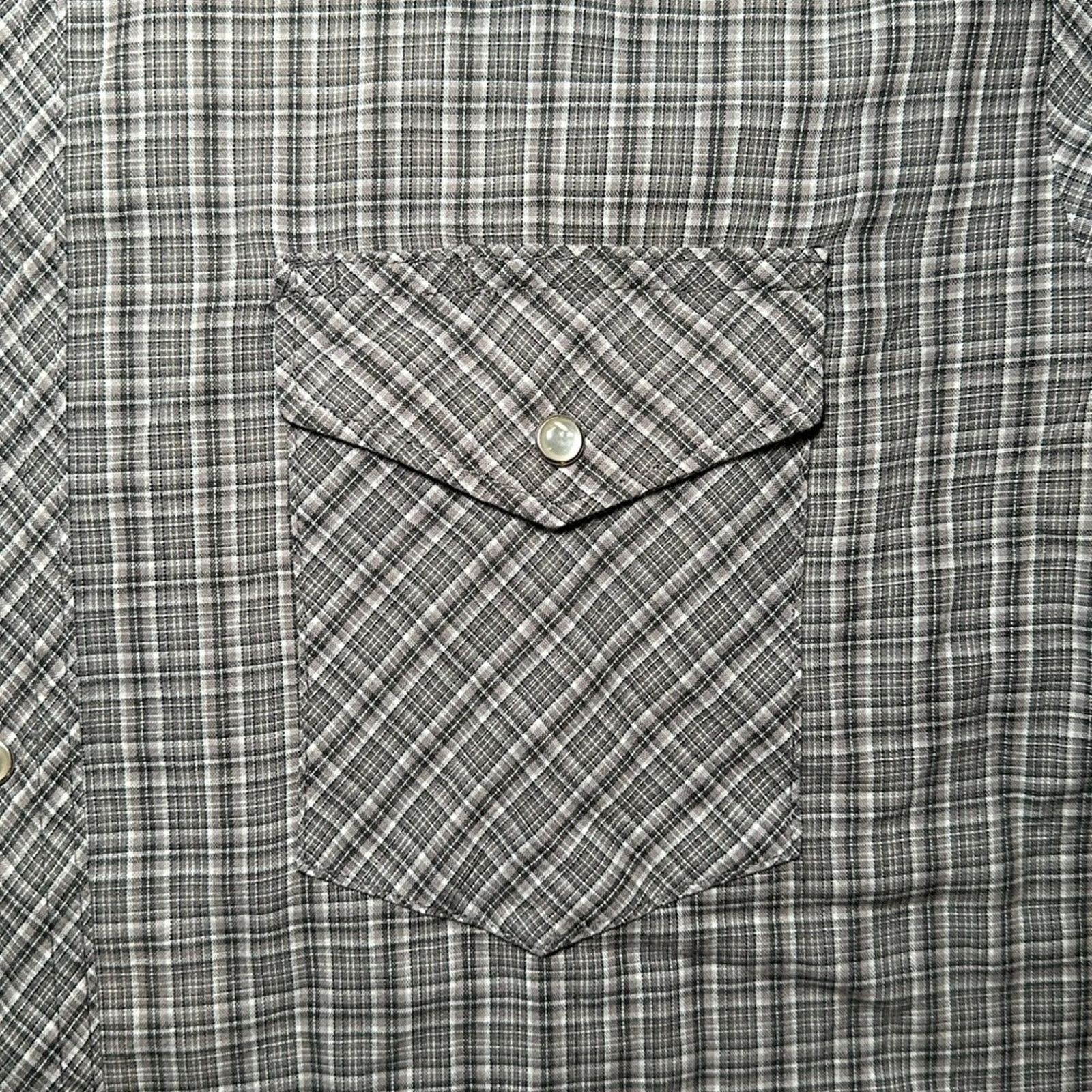 Wrangler Wrangler Western Long Sleeve Pearl Snap Button - Large Size US L / EU 52-54 / 3 - 5 Thumbnail