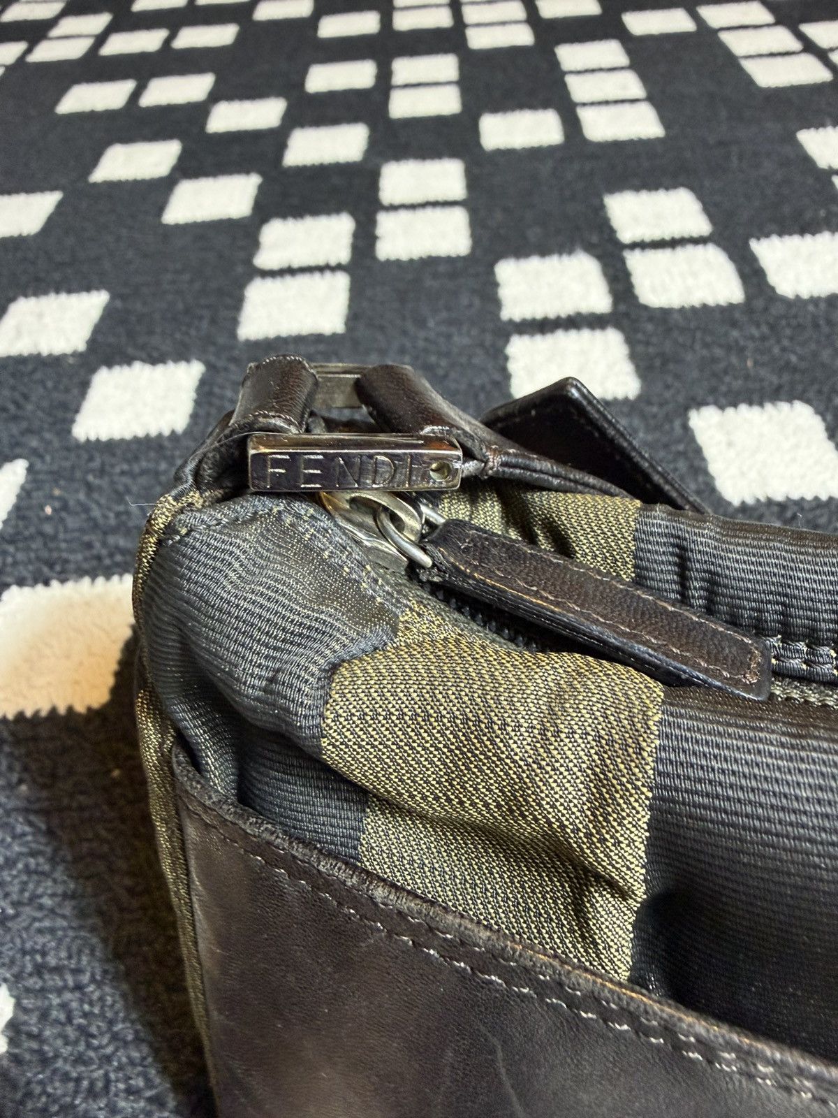 Fendi Fendi Pequin striped crossbody bag Size ONE SIZE - 4 Thumbnail
