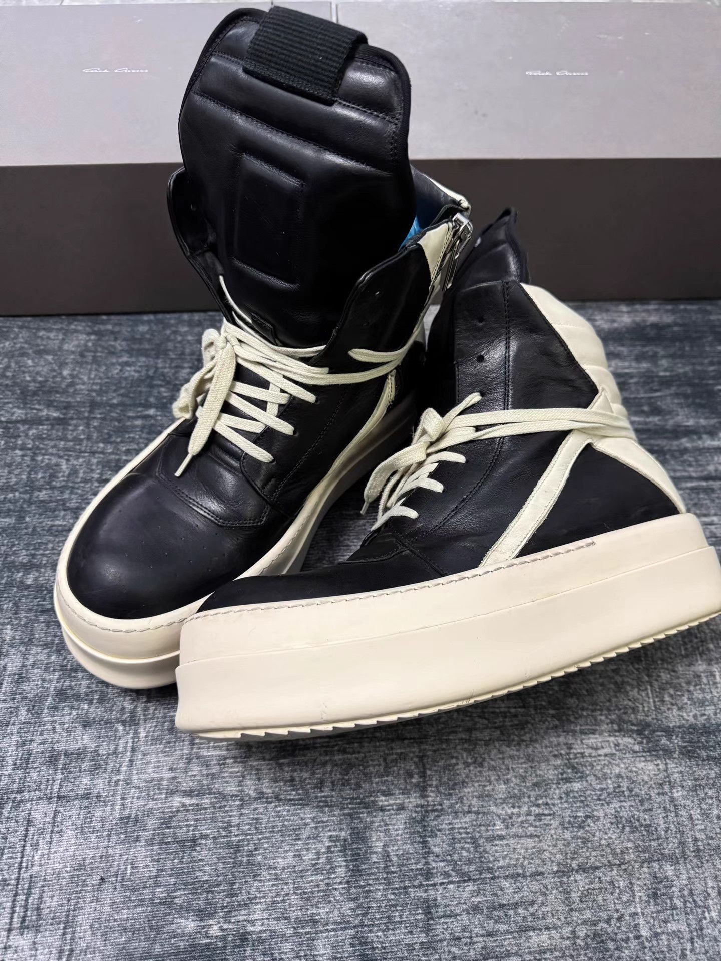 Rick Owens Mainline Thick Sole Triangle Sneakers