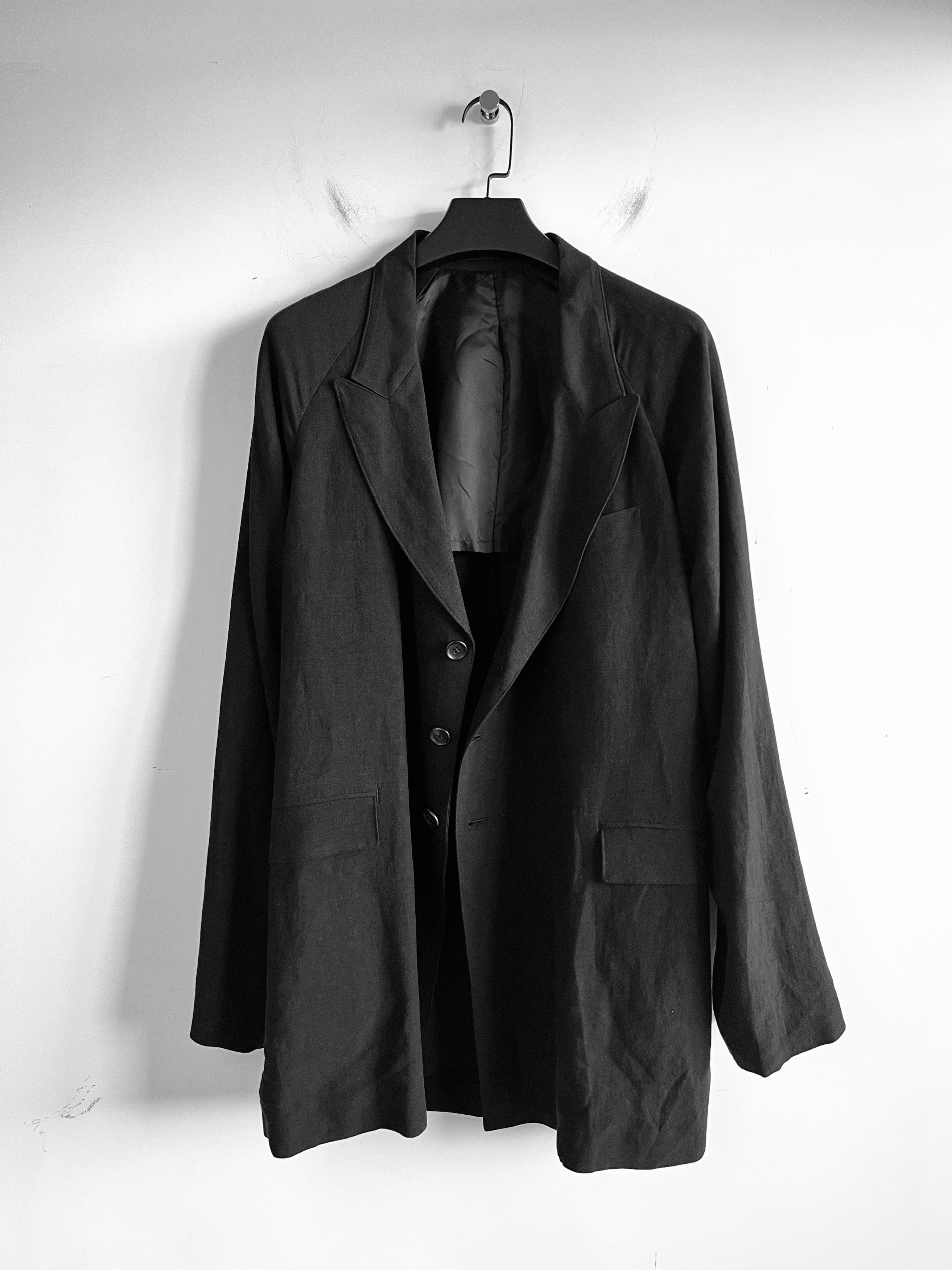 Yohji Yamamoto Yohji Yamamoto Pour Homme 24SS - LINEN DOUBLE FRONT JACKET Size US M / EU 48-50 / 2 - 2 Thumbnail