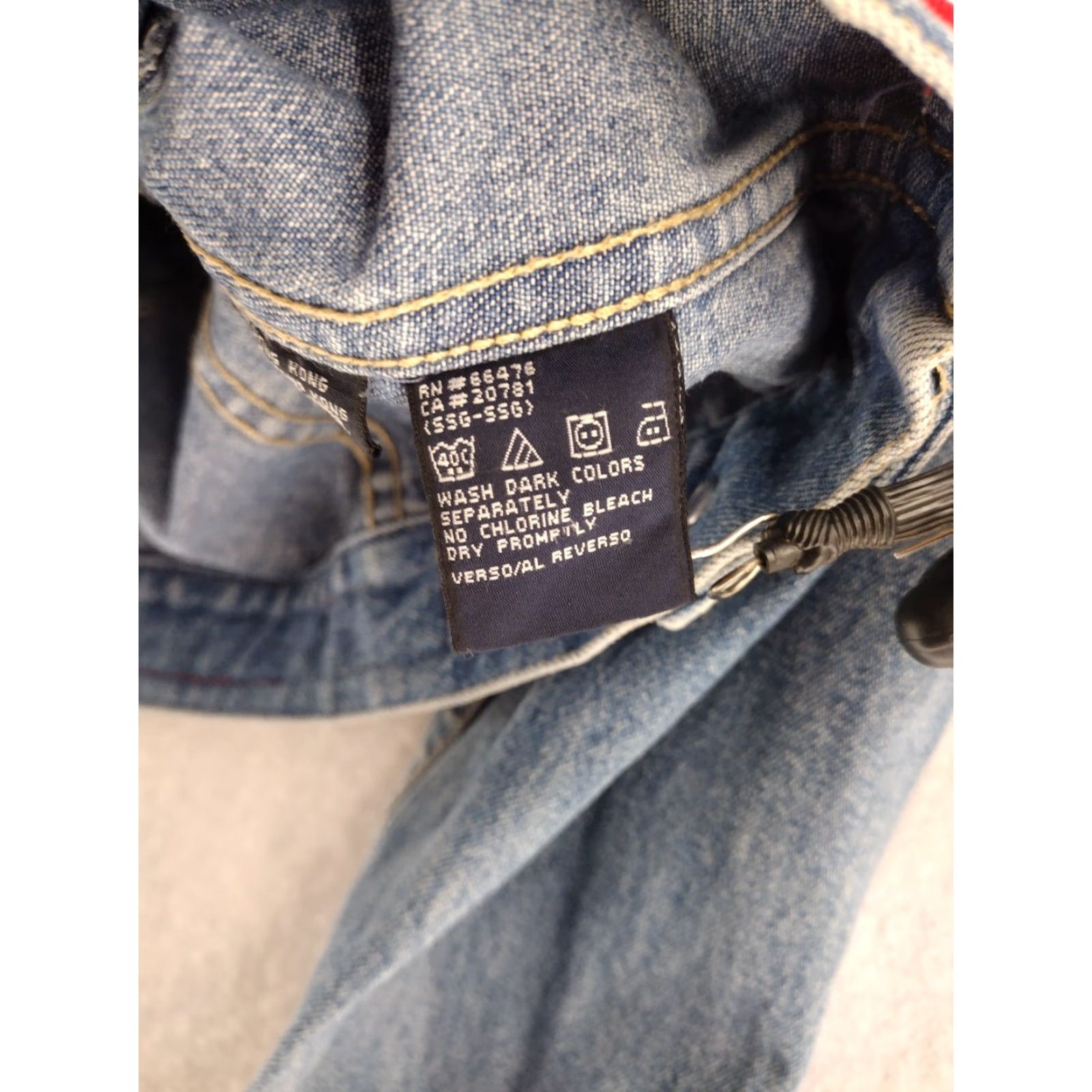 Tommy Hilfiger VTG Tommy Hilfiger Denim Jacket Girls XL Embroidered Collar Denim Jacket Girls XL Embroidered Collar Size XL / US 12-14 / IT 48-50 - 6 Thumbnail