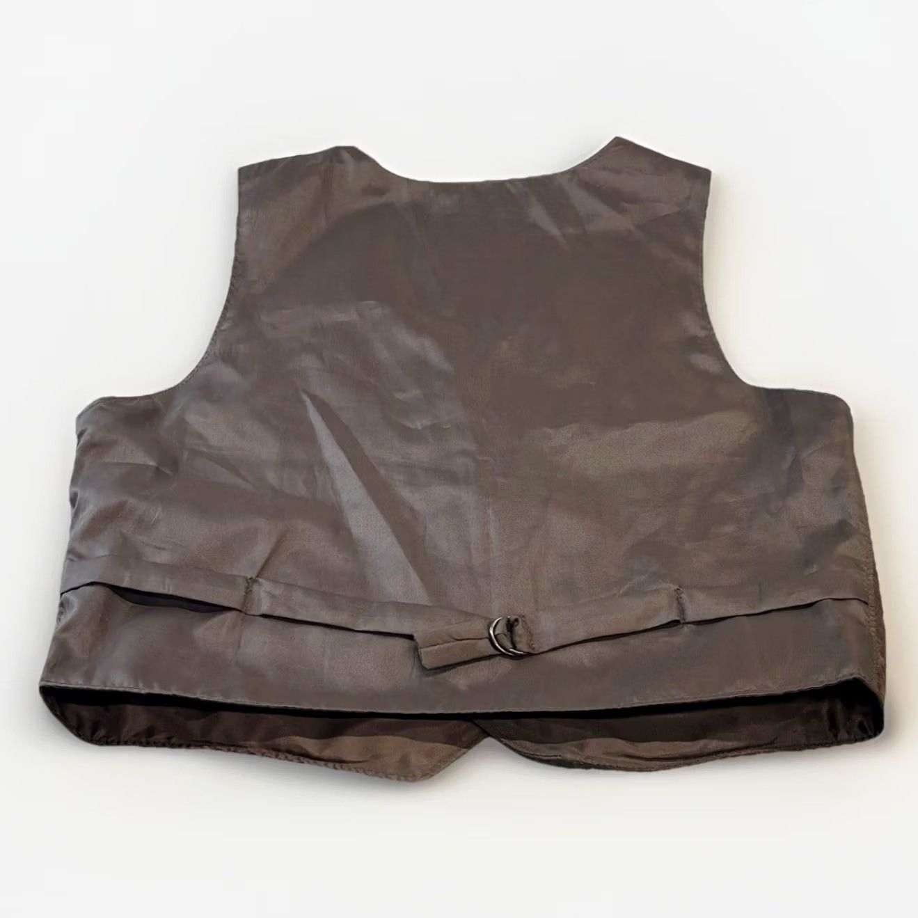 Vintage VINTAGE Real Leather Vest Waistcoat Medium Mens brown made in England Rare Pre Loved Size US M / EU 48-50 / 2 - 2 Thumbnail