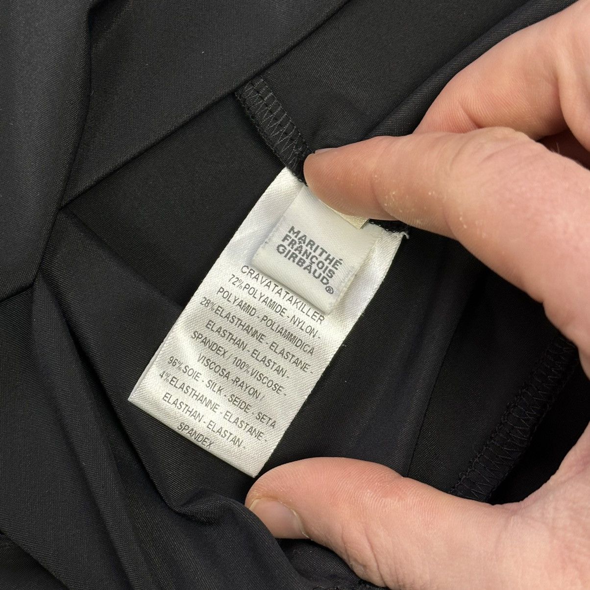 Japanese Brand × Marithe + Francois Girbaud × Vintage Marithe Francois Girbaud Dress Black Blue Women’s Size US 5 Size M / US 6-8 / IT 42-44 - 7 Thumbnail