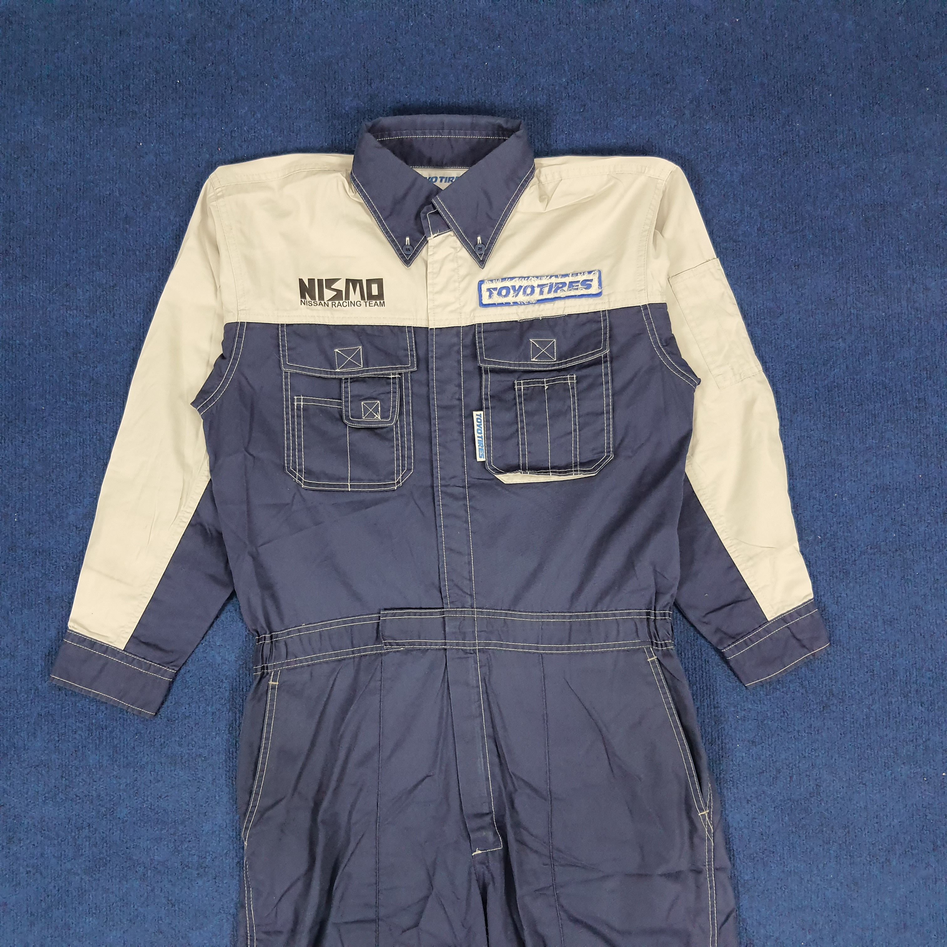 Japanese Brand × Vintage Vintage NISMO Nissan Racing Team Toyo Tires Worker Coverall Size US M / EU 48-50 / 2 - 4 Thumbnail