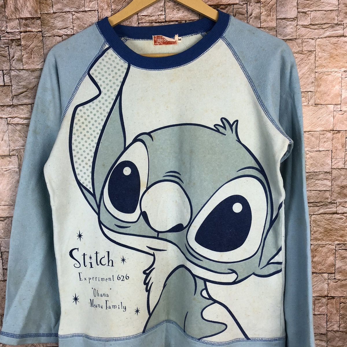 Disney × Vintage Disney Lilo Stich vintage Blue Sweatshirt #A701 Size US S / EU 44-46 / 1 - 5 Thumbnail
