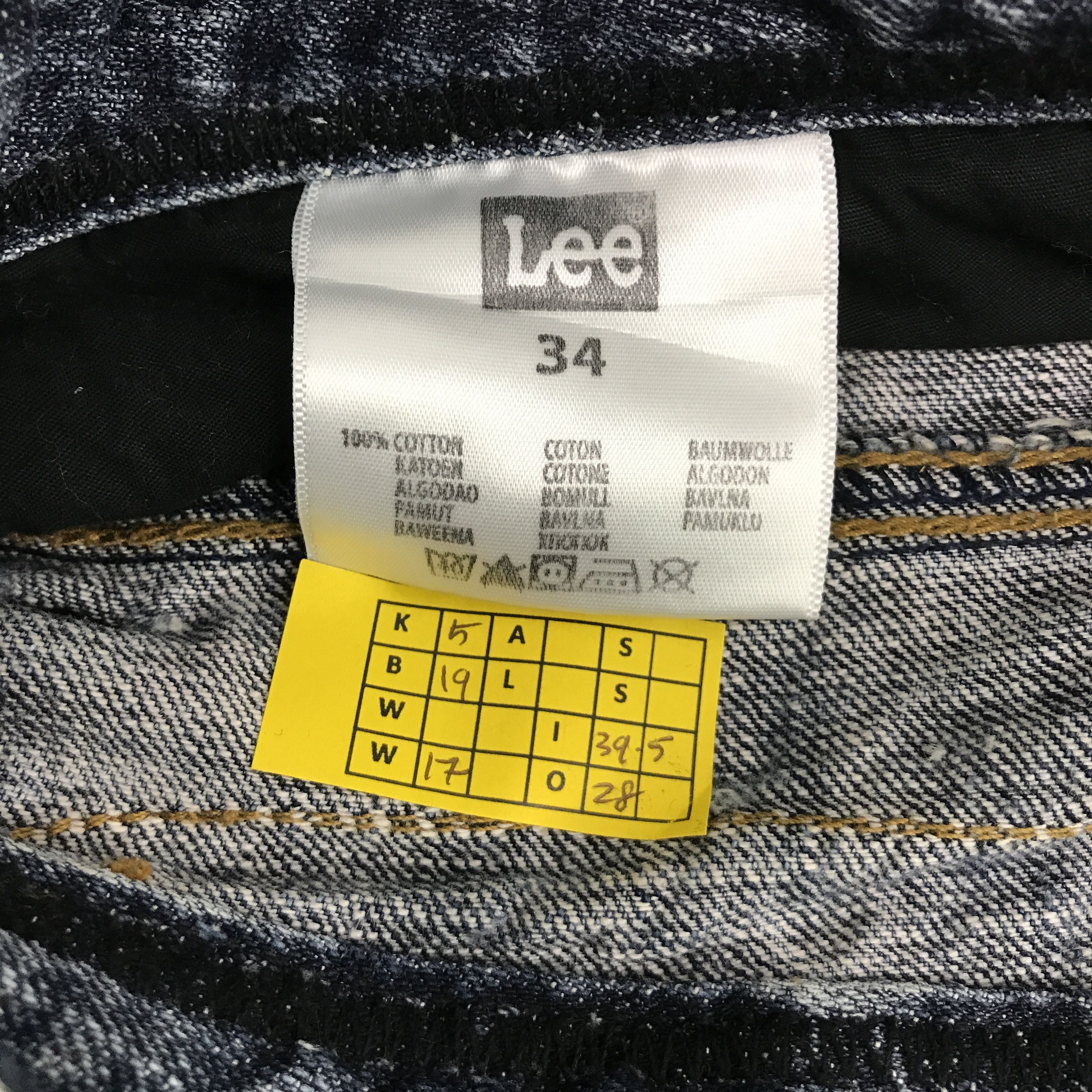 Japanese Brand × Lee Japan style denim Lee distressed jean pants Size US 34 / EU 50 - 15 Thumbnail