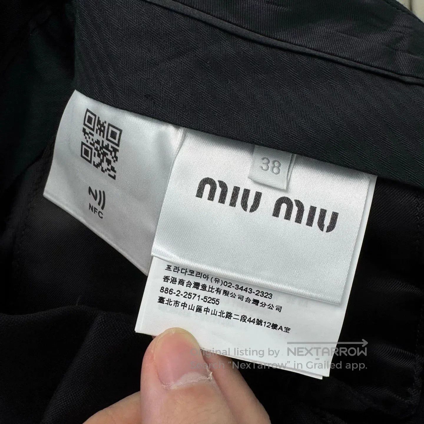 Miu Miu Miu Miu New Embroidered Wool Casual Pants. Size 37" - 7 Thumbnail