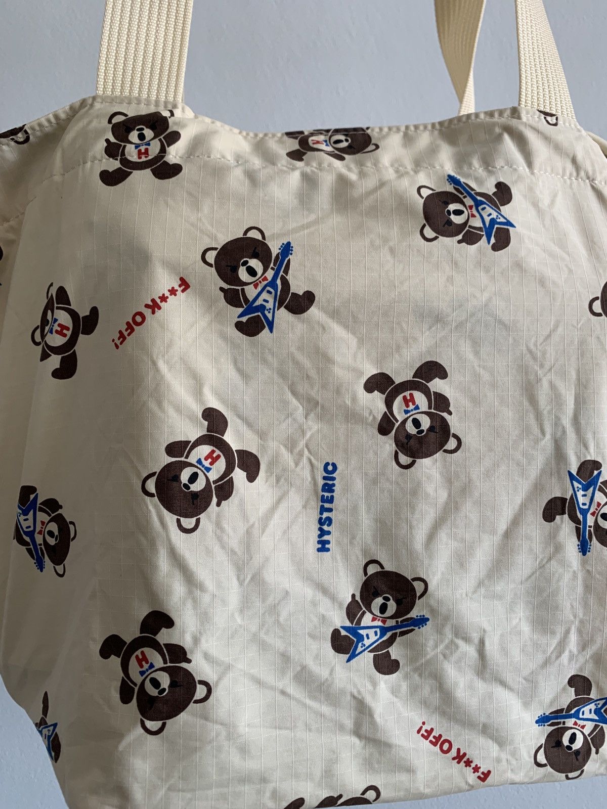 Hysteric Glamour Hysteric Glamour F**K OFF! Bear Icon Tote Bag Size ONE SIZE - 3 Thumbnail