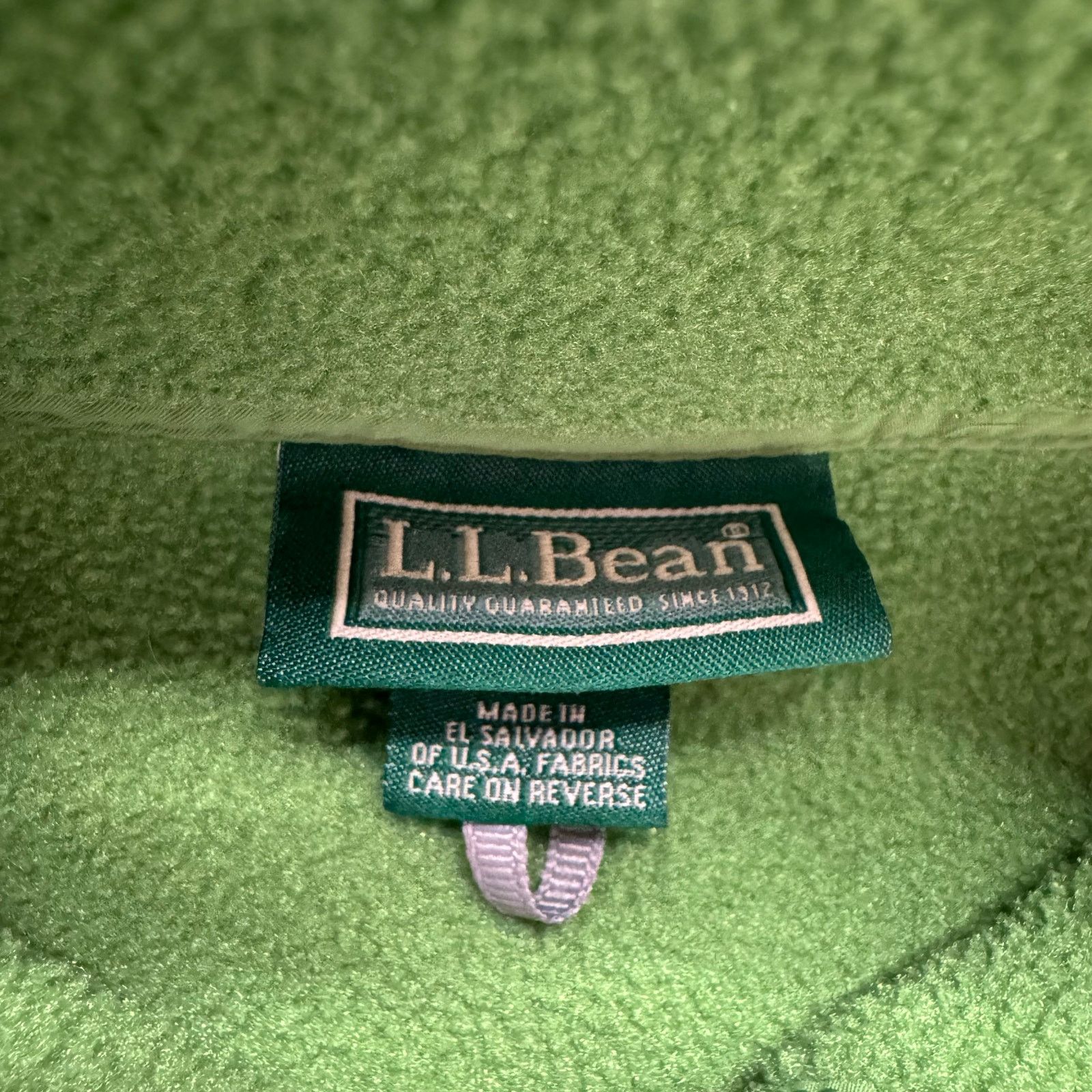 L.L. Bean Vintage LL BEAN Fleece Pullover Sweatshirt Green Size Medium Size M / US 6-8 / IT 42-44 - 6 Thumbnail