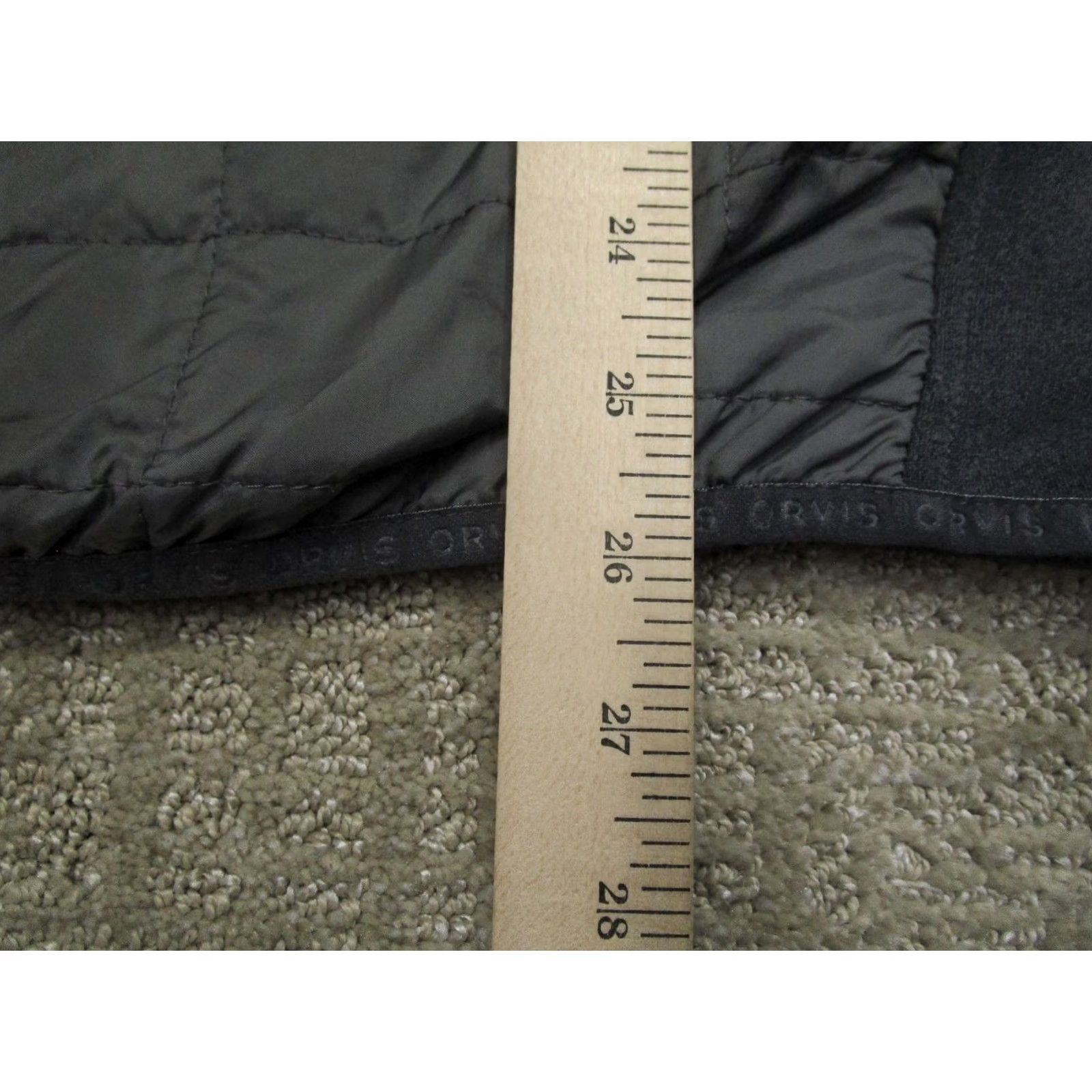 Orvis Orvis Jacket Mens M Gray Performance Full Zip Quilted Hybrid Fleece Hiking Size US M / EU 48-50 / 2 - 6 Thumbnail