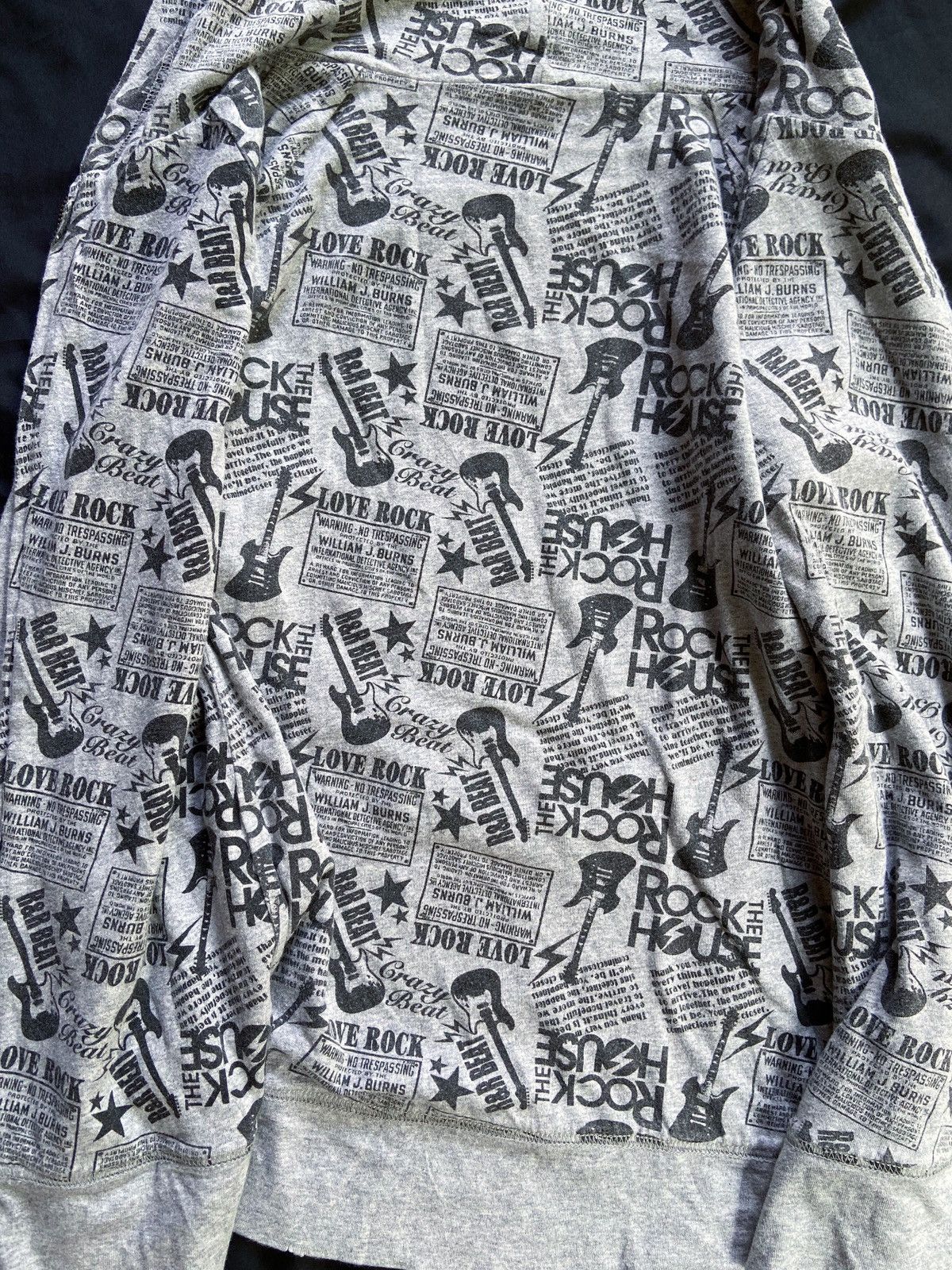 Isamu Katayama Backlash JAPANESE LOVE ROCK REVERSIBLE ZIP HOODIE Size US S / EU 44-46 / 1 - 10 Thumbnail