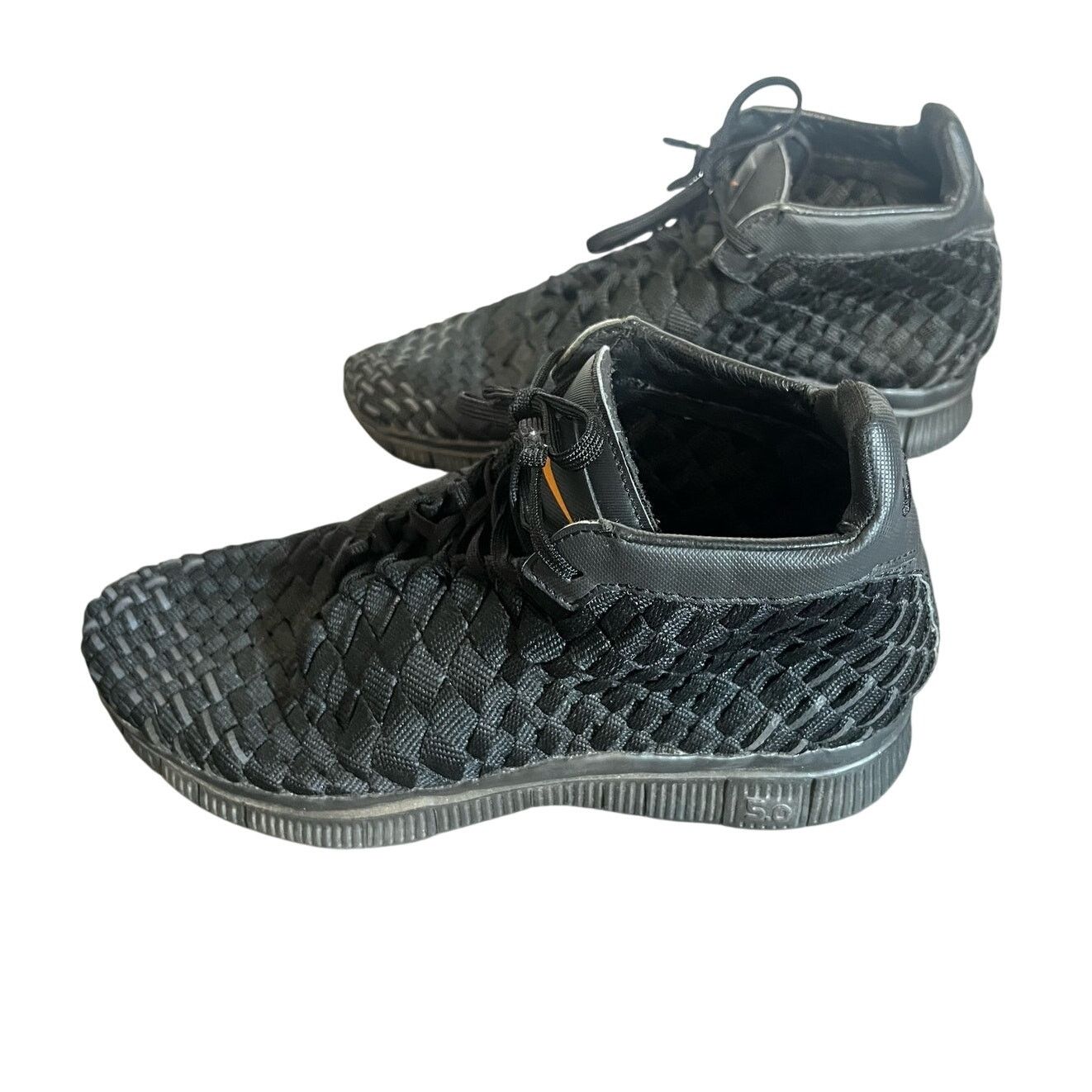 Nike Nike Free Inneva Woven Mid Triple Black Shoes Womens Size 6 Size US 6 / EU 39 - 4 Thumbnail