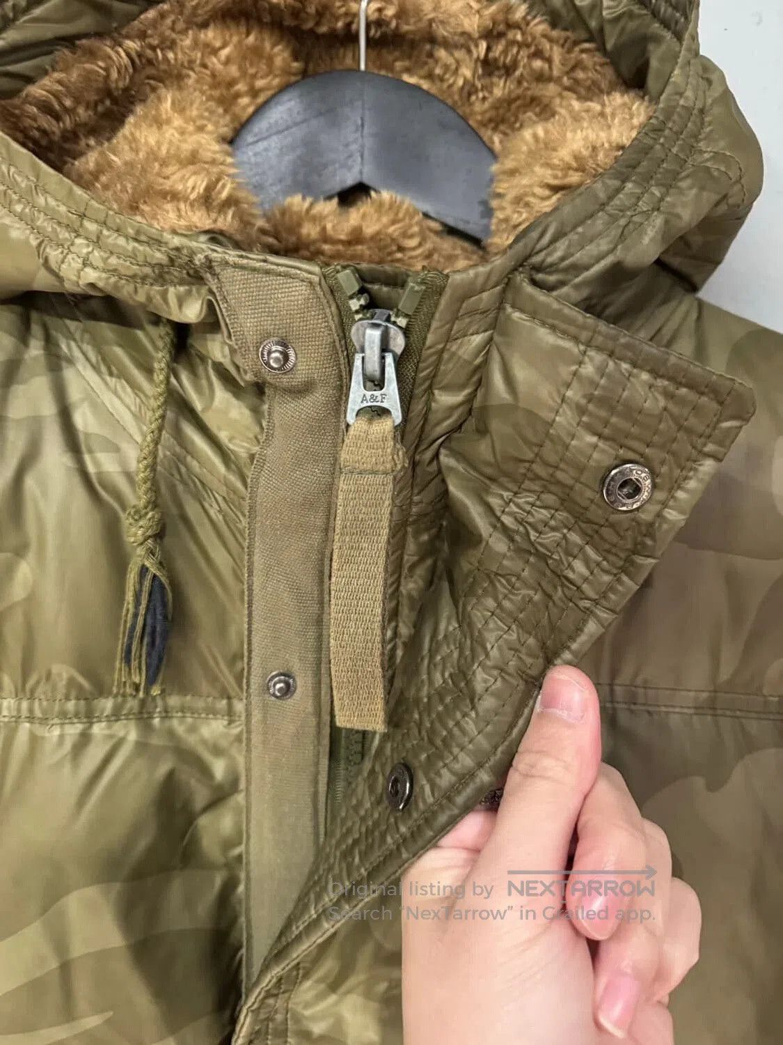 Abercrombie & Fitch Abercrombie Camouflage Down Jacket. Size US M / EU 48-50 / 2 - 5 Thumbnail