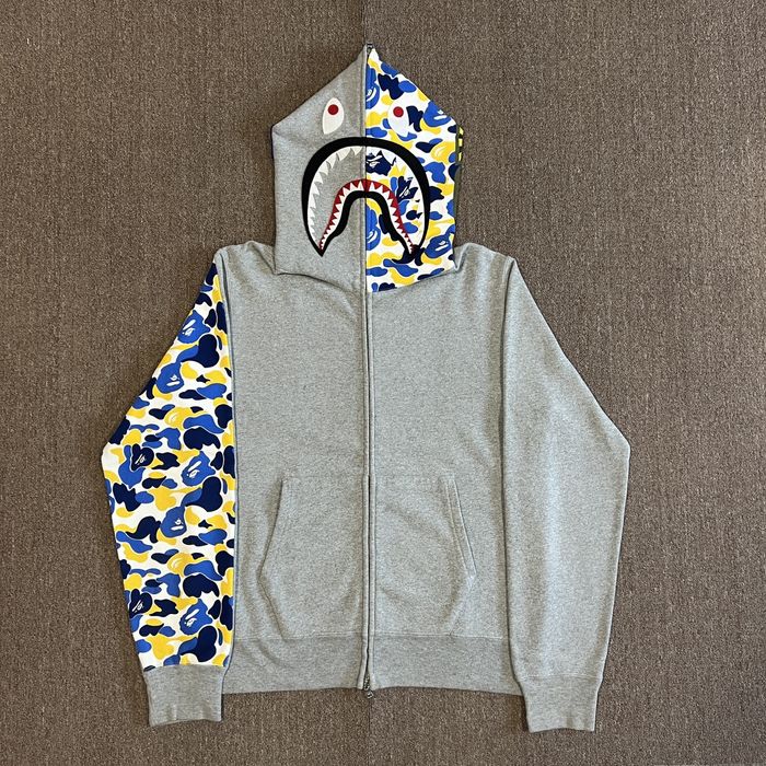 Bape camo outlet sleeve hoodie