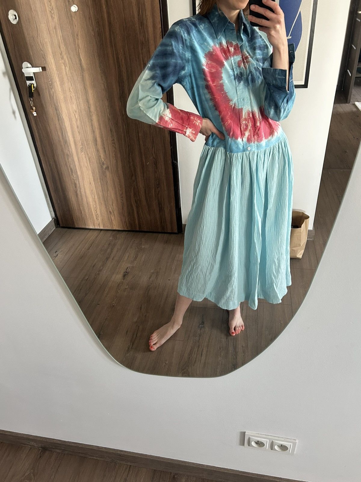 Thom Browne Thom Browne tie dye maxi dress summer S-M Size S / US 4 / IT 40 - 9 Thumbnail