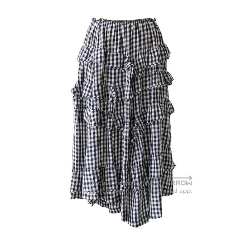 Comme des Garcons Comme Des Garcons size M Layered Ruffled Cutout Design Pla Size 23" - 1 Thumbnail