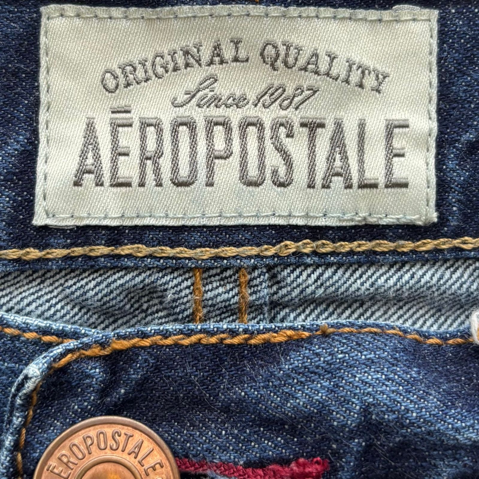 Aeropostale Aeropostale Essex Straight Leg Jeans Size 31x32 Size US 31 - 7 Thumbnail