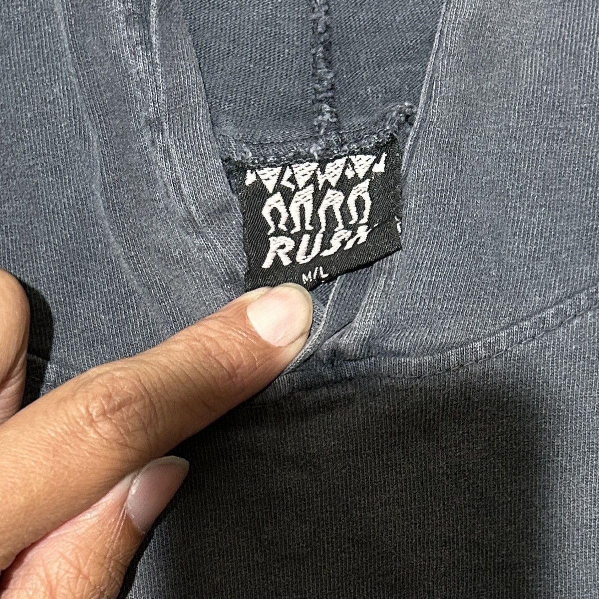 Vintage Vintage RUSH grey hoodie Size US M / EU 48-50 / 2 - 3 Thumbnail
