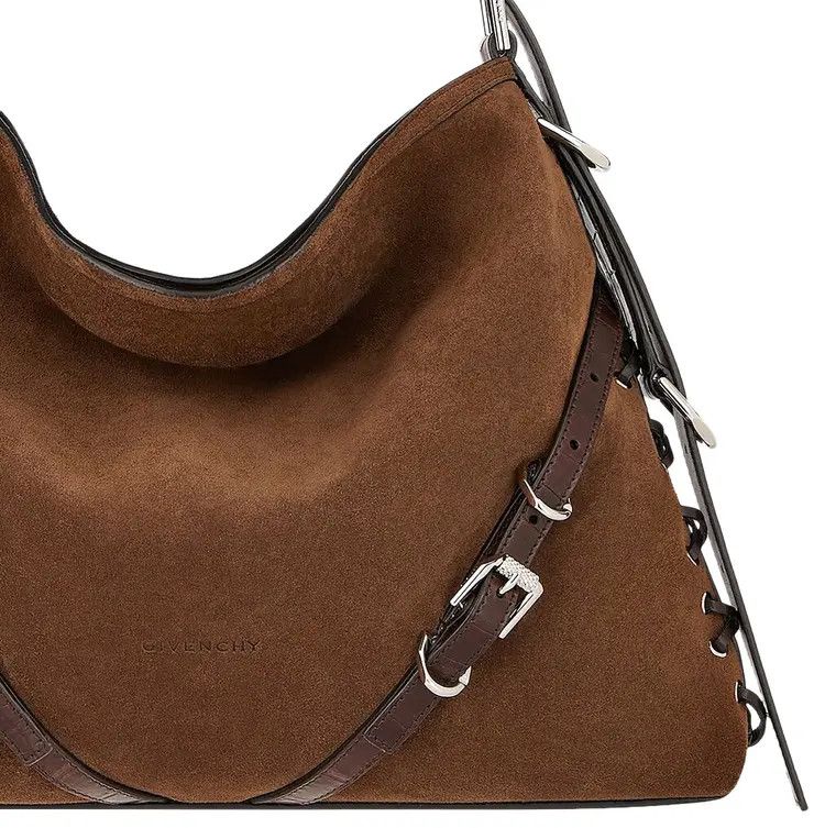 Givenchy o1srvl11e0725 Size:OS/ Medium Voyou Bag in Brown Size ONE SIZE - 3 Thumbnail