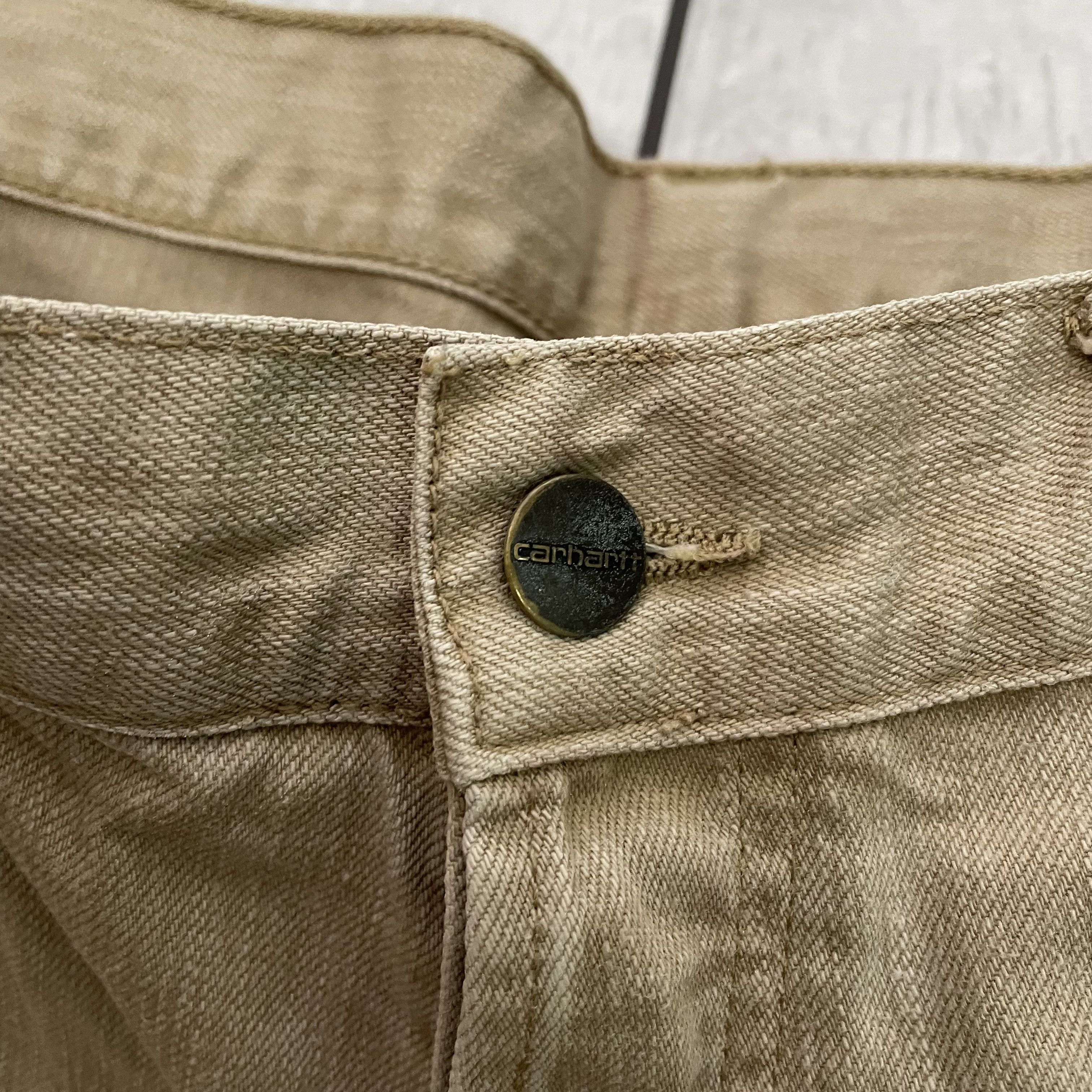 Carhartt Carhartt custom pants 1 of 1 art distressed handmade unique Size US 33 - 8 Thumbnail