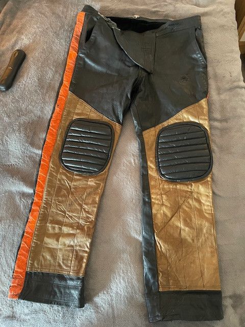 Other David Samuel Menkes Custom Leatherwear/Motorcycle Pants. Size US 38 / EU 54 - 1 Thumbnail