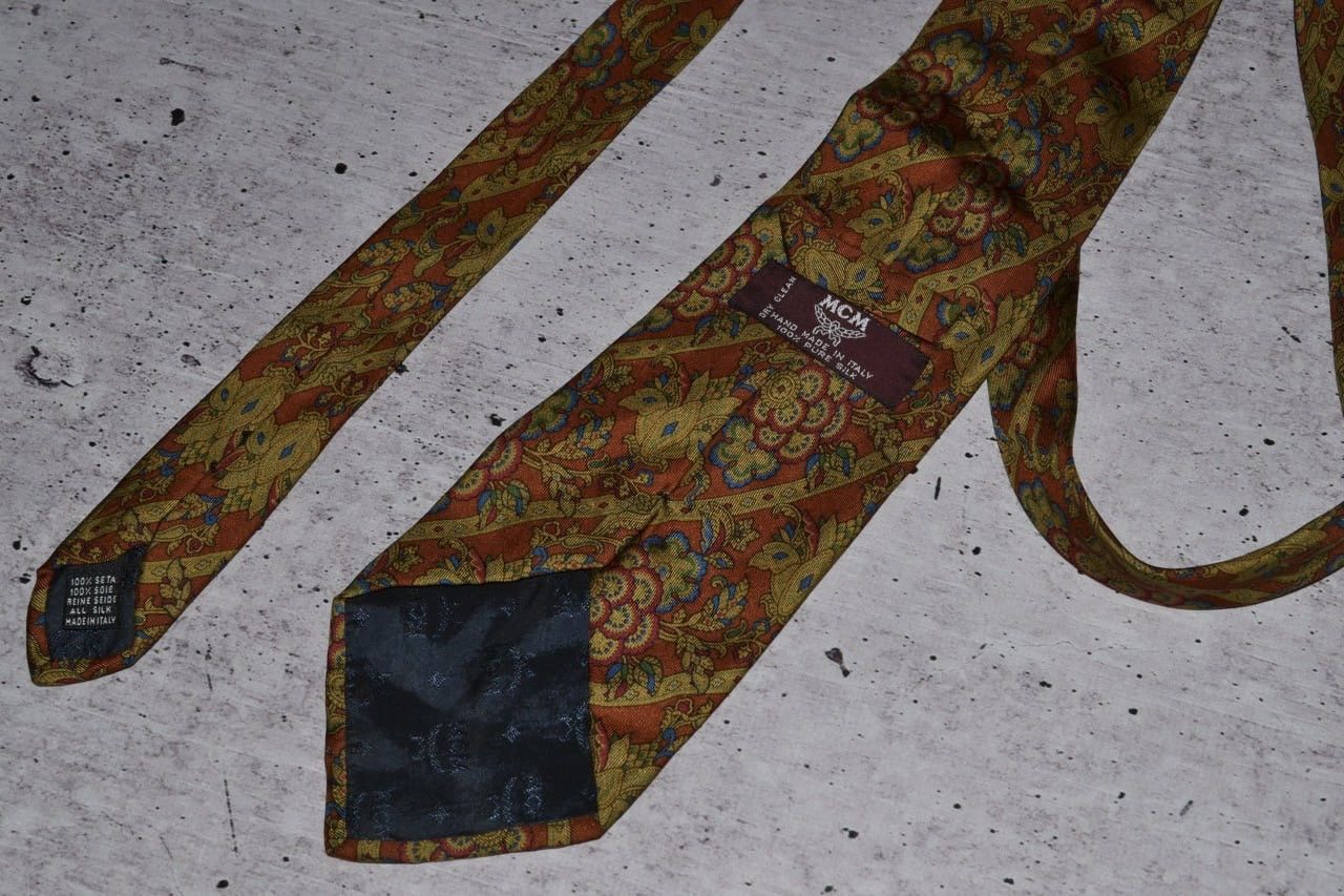 MCM × Vintage Vintage MCM Tie Silk Size ONE SIZE - 4 Thumbnail