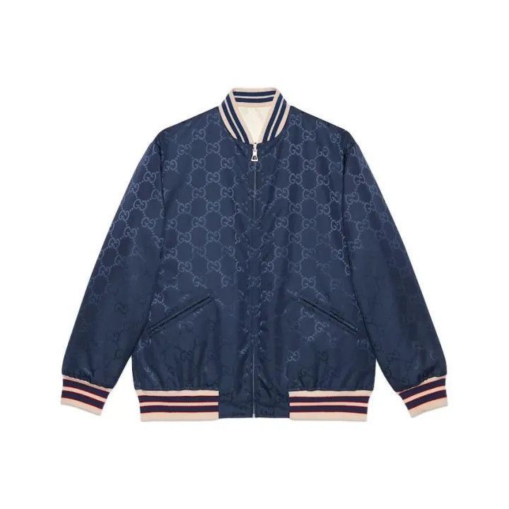 Gucci Gucci Gucci SS23 Logo Printed Zip Jacket -2506 Size US M / EU 48-50 / 2 - 1 Thumbnail