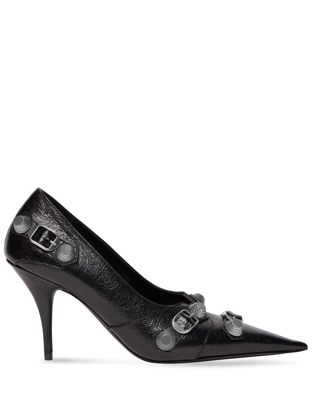 Balenciaga o1bcso1str0125 Cagole 90mm Pumps in Black Size US 7.5 / IT 37.5 - 1 Thumbnail