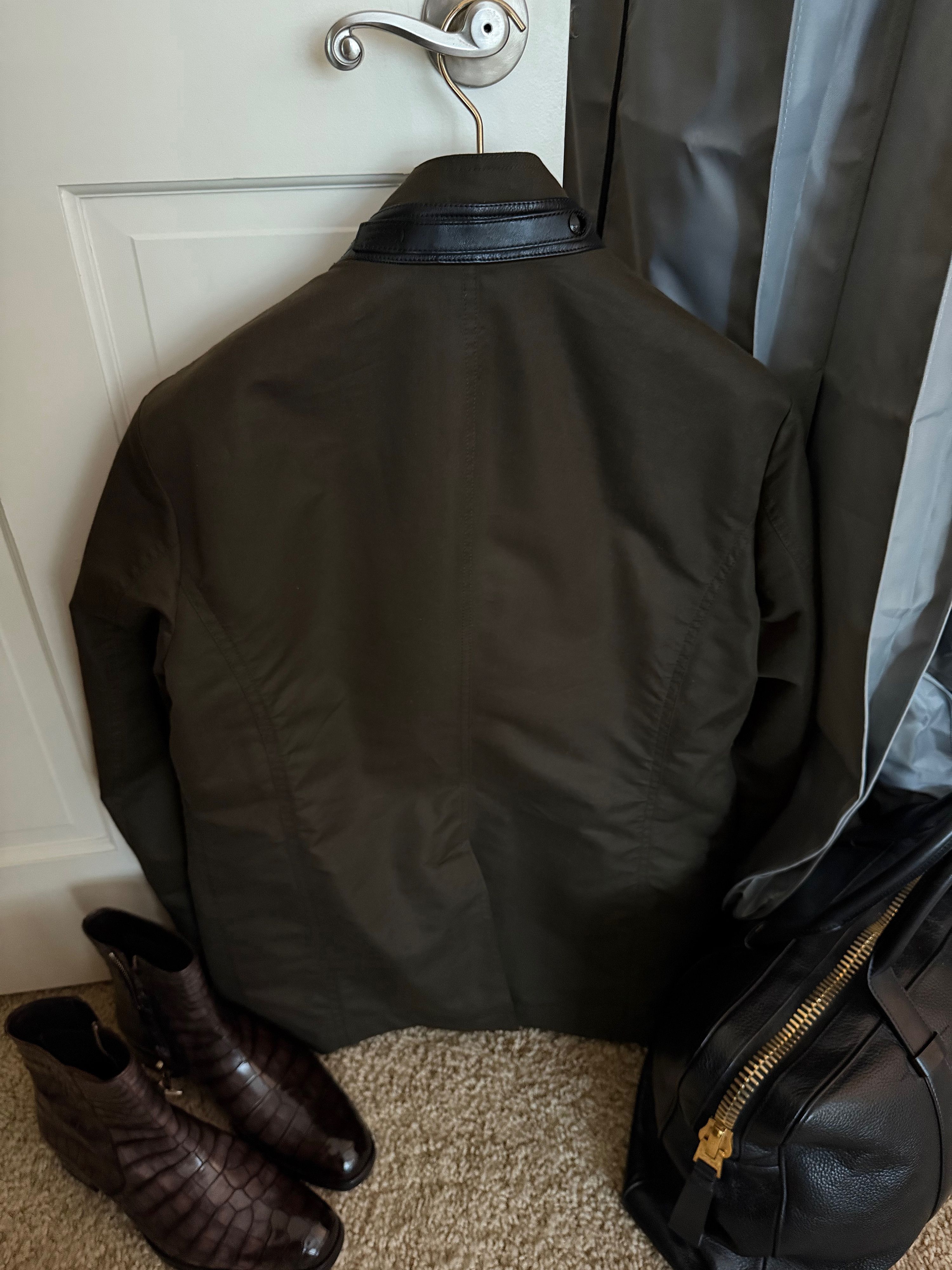 Tom Ford Ultimate New $5K w/tax Coveted Leather Accents Field Jacket Size US L / EU 52-54 / 3 - 15 Thumbnail
