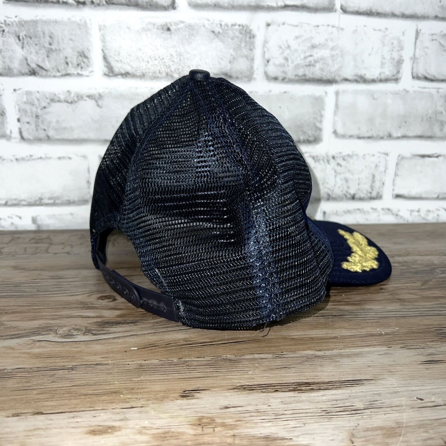 Vintage VINTAGE Space Shuttle Snap Back Hat Mens One Size Blue Snapback Space Mens Size ONE SIZE - 3 Thumbnail