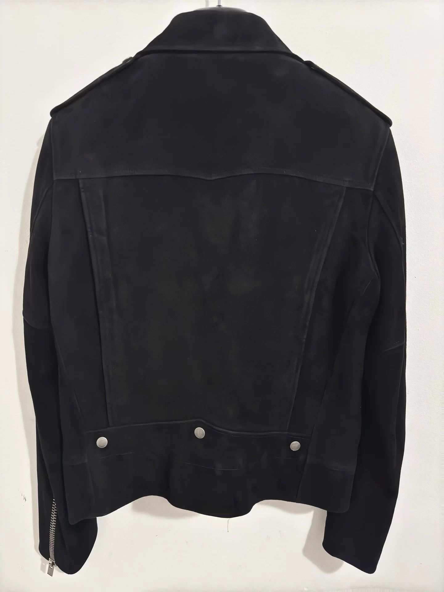 Saint Laurent Paris Saint Laurent SLP 18SS Black Suede Multi-Zip L01 Biker 50 Size US M / EU 48-50 / 2 - 2 Thumbnail