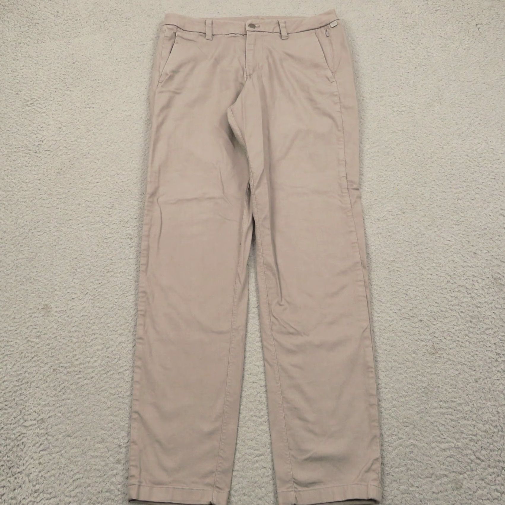 Lululemon Lululemon Mens Pants Commission Slim Oxford Lightweight Beige 31x32 Chino 5-Pocket City Modern Mens Size US 31 - 7 Thumbnail